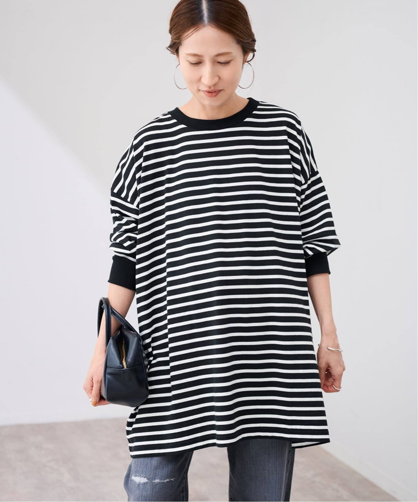 ≪追加≫ONIT/オニット 別注OVERSIZE BORDER LS(Tシャツ/カットソー ≪追加≫ONIT/オニット 別注OVERSIZE BORDER LS(Tシャツ/カットソー