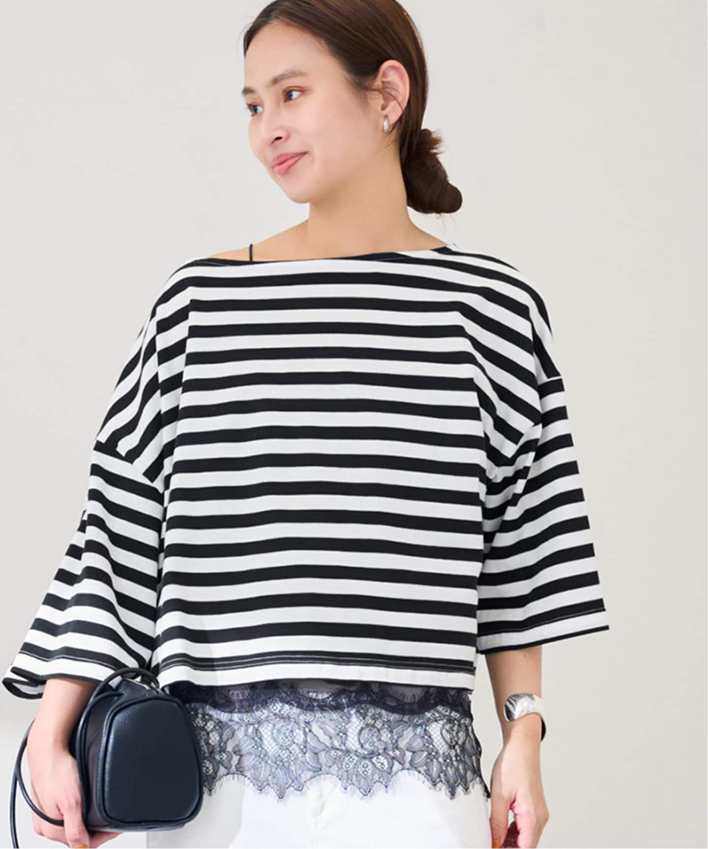 ONIT/オニット 別注OVERSIZE WIDE BORDER（Tシャツ／カットソー