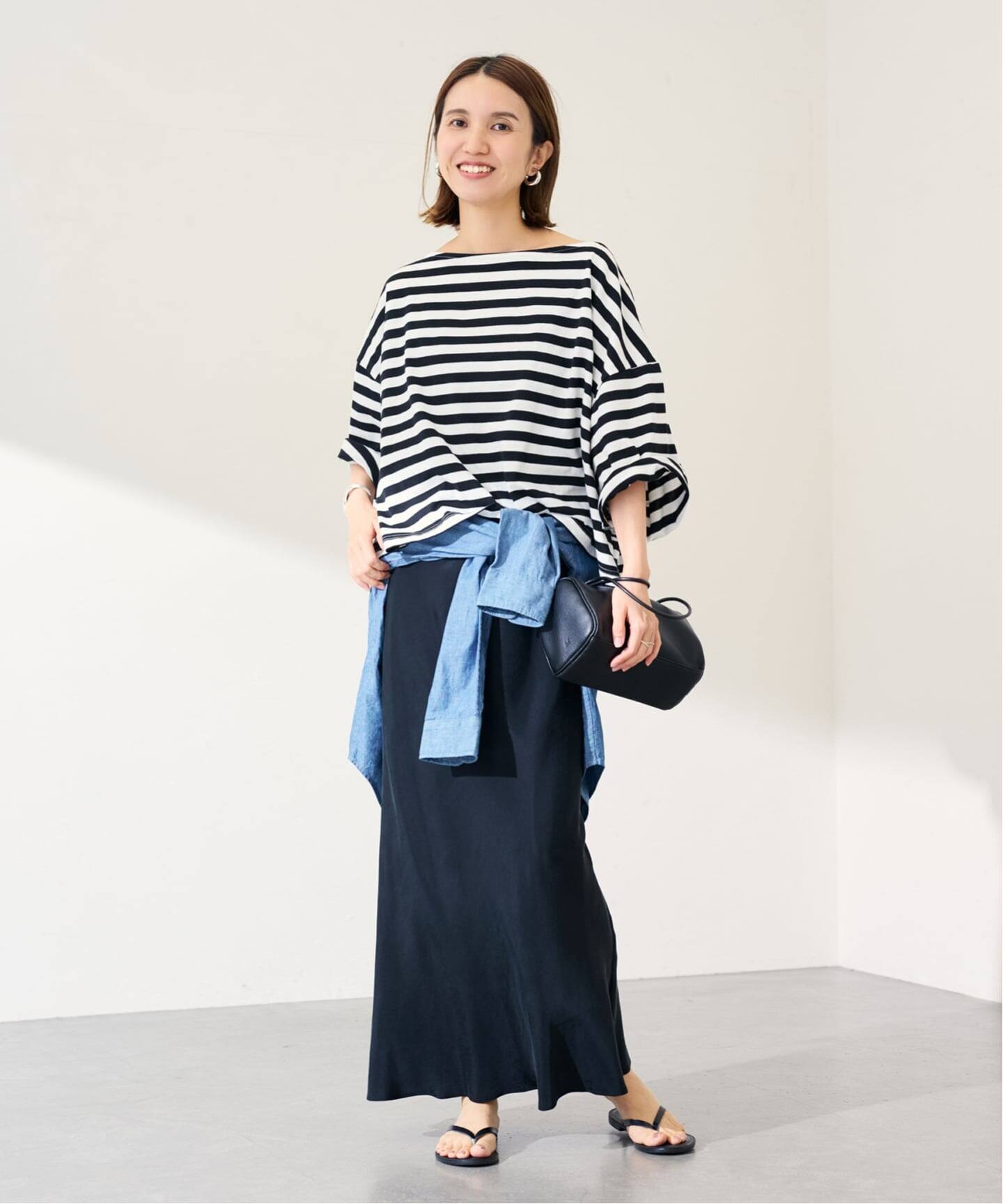 ONIT/オニット 別注OVERSIZE WIDE BORDER（Tシャツ／カットソー