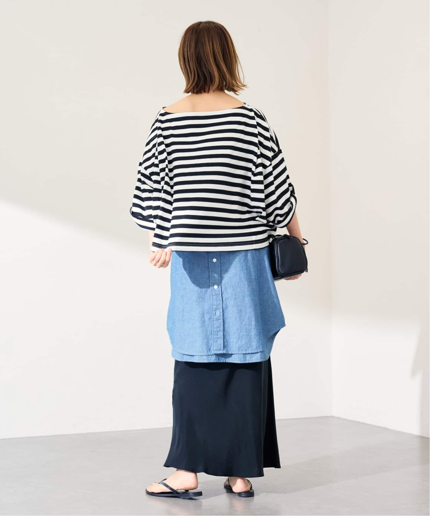 ONIT/オニット 別注OVERSIZE WIDE BORDER（Tシャツ／カットソー