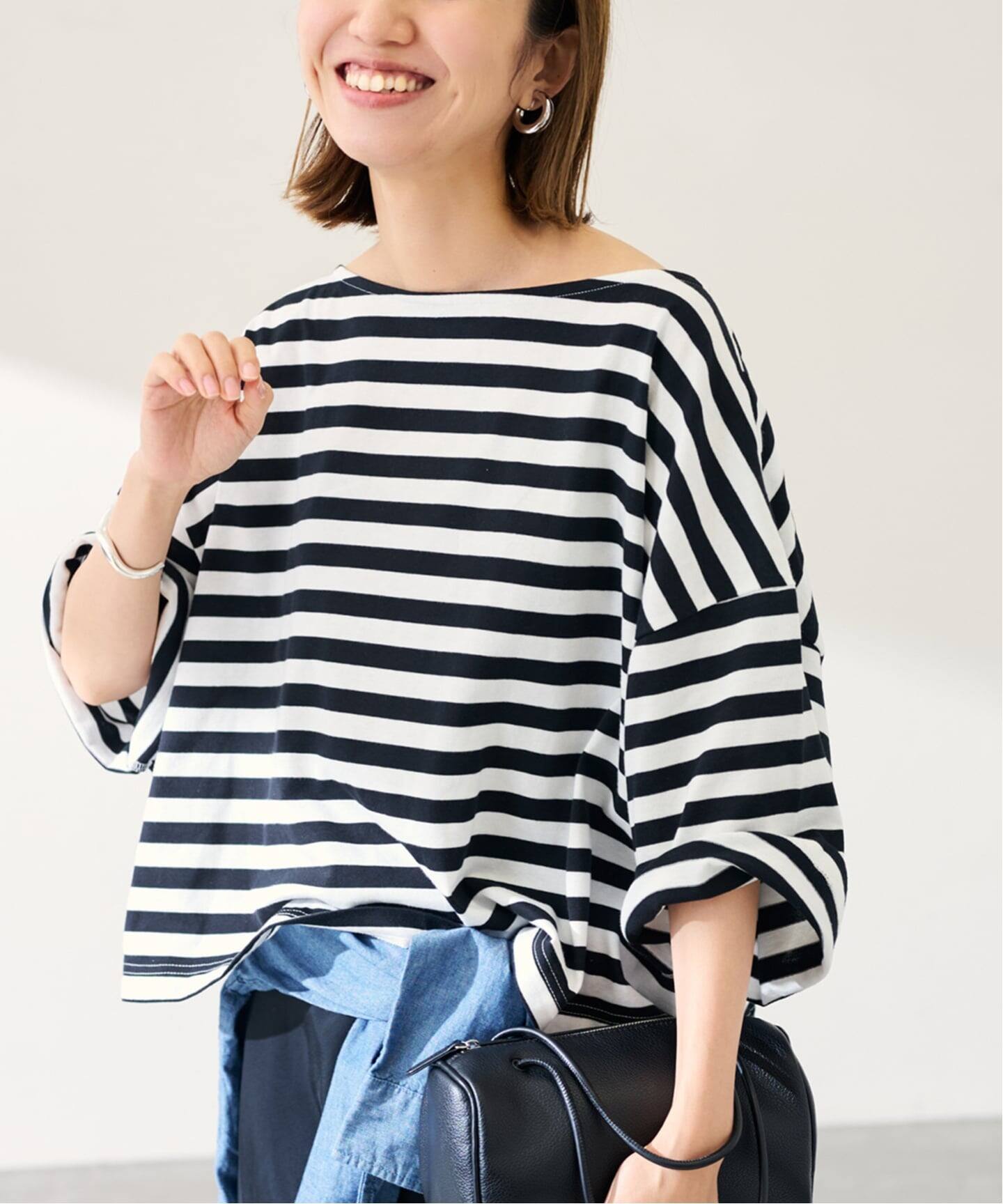 ONIT/オニット 別注OVERSIZE WIDE BORDER（Tシャツ／カットソー