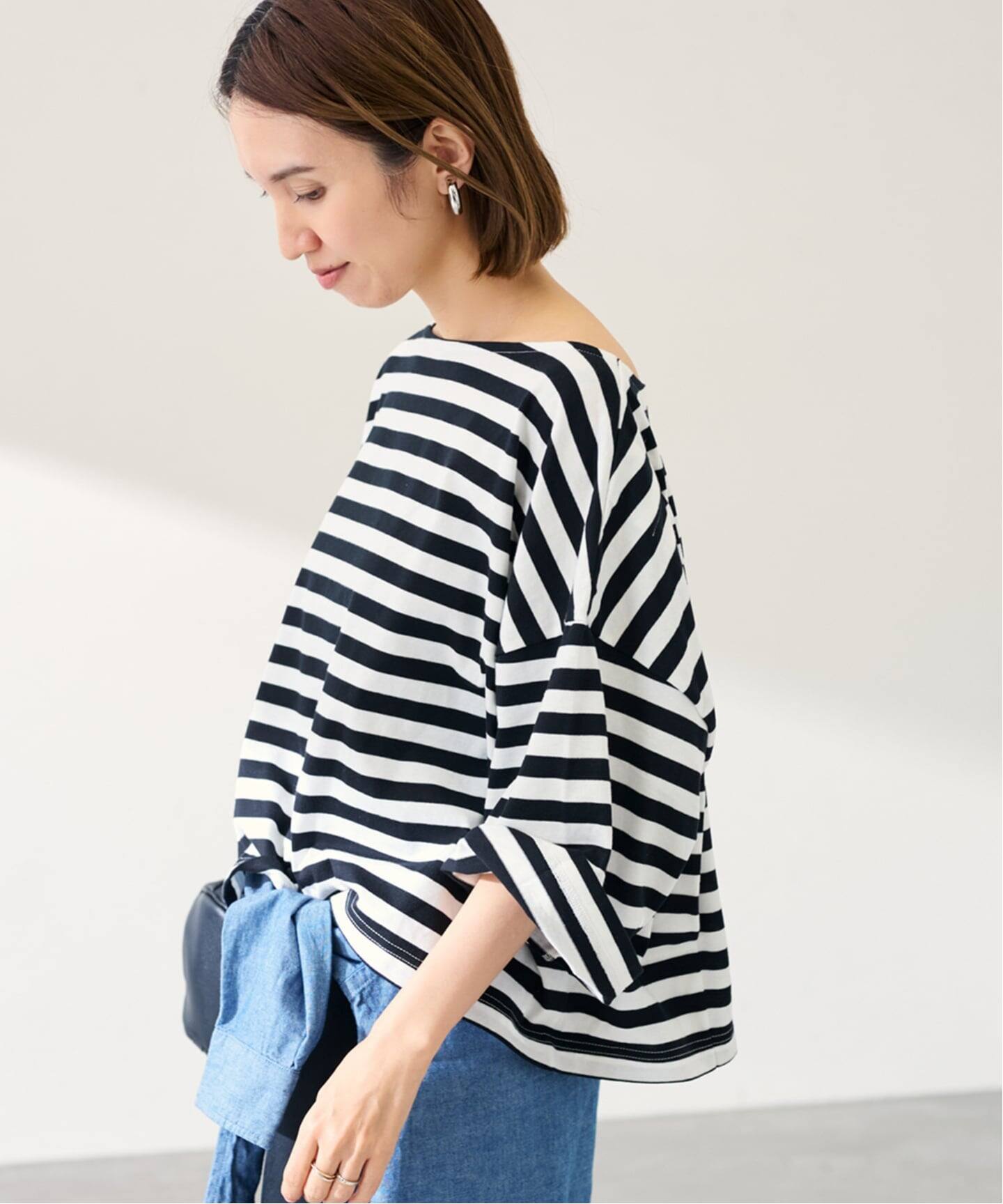 ONIT/オニット 別注OVERSIZE WIDE BORDER（Tシャツ／カットソー