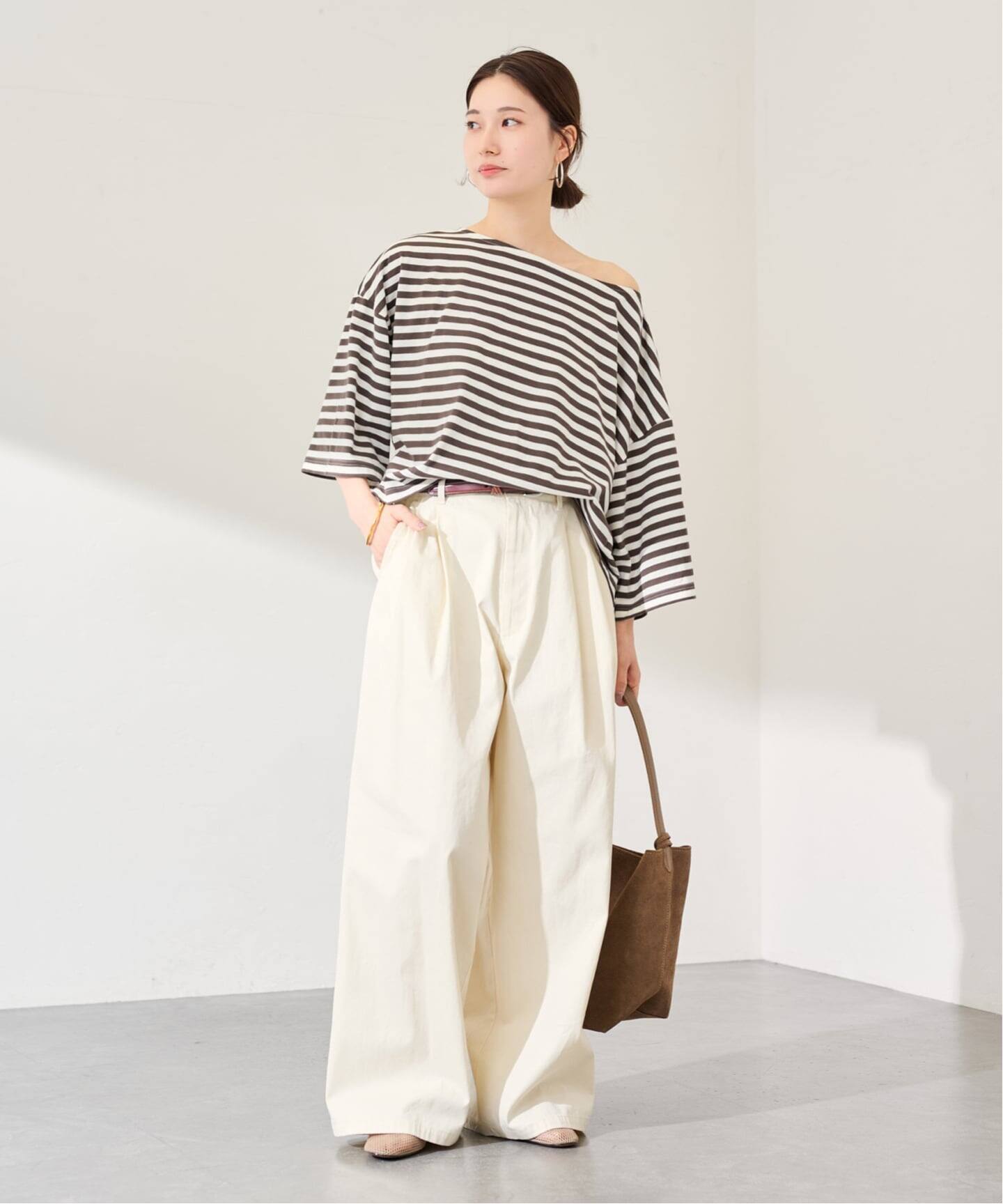 ONIT/オニット 別注OVERSIZE WIDE BORDER（Tシャツ／カットソー