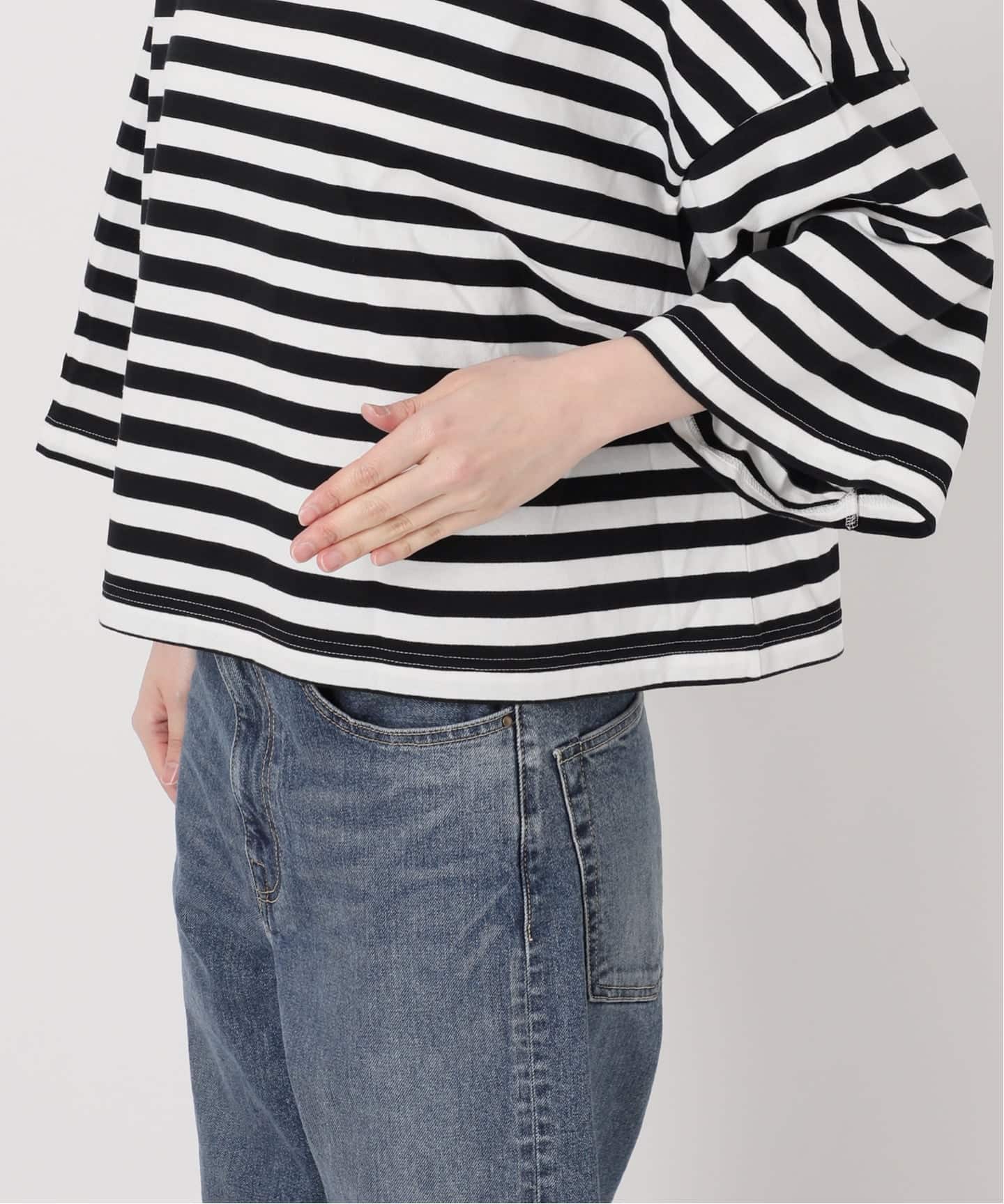 ONIT/オニット 別注OVERSIZE WIDE BORDER（Tシャツ／カットソー