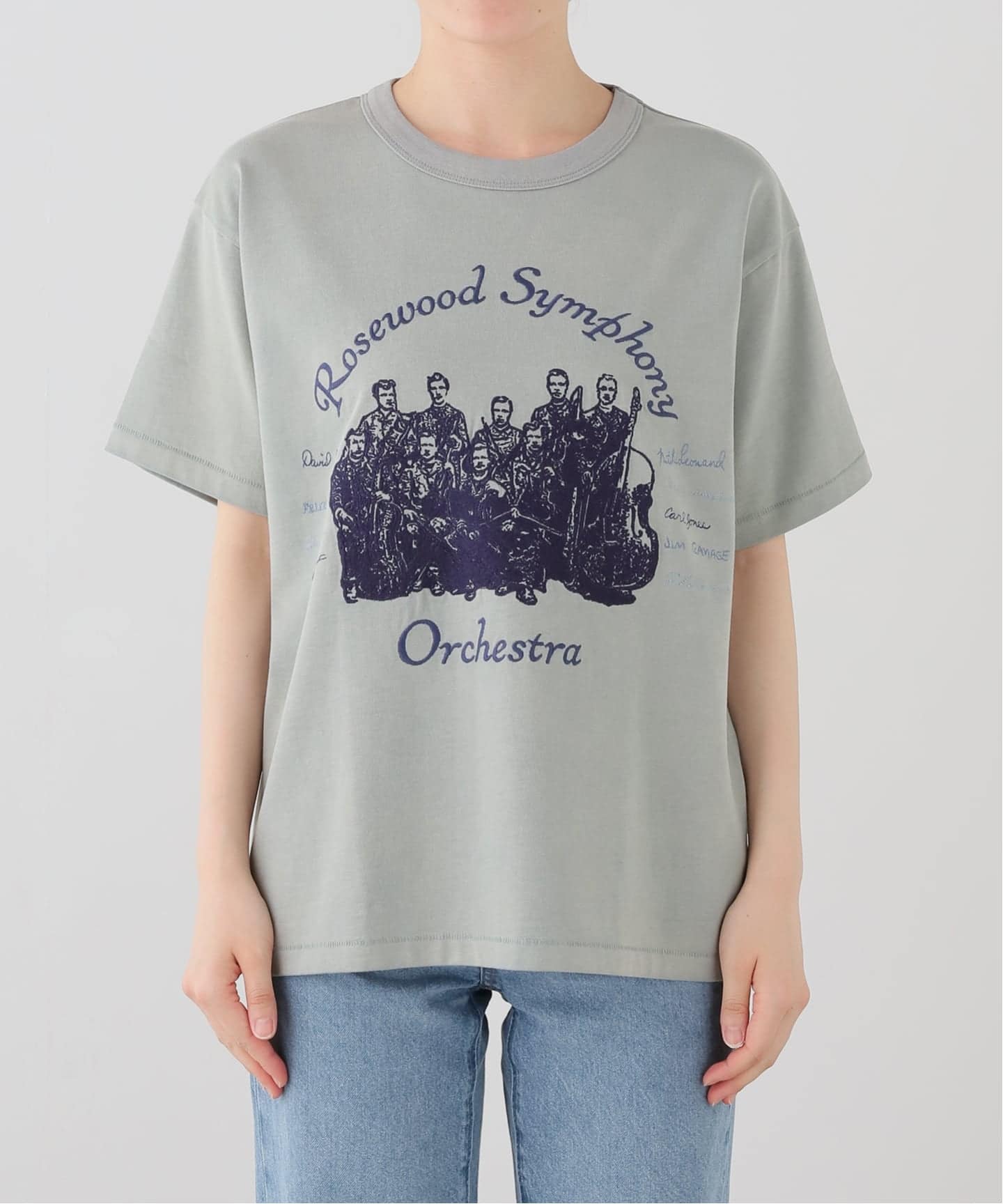 Samuel Zelig TRAIL TEE - OLIVE RINGER（Tシャツ／カットソー