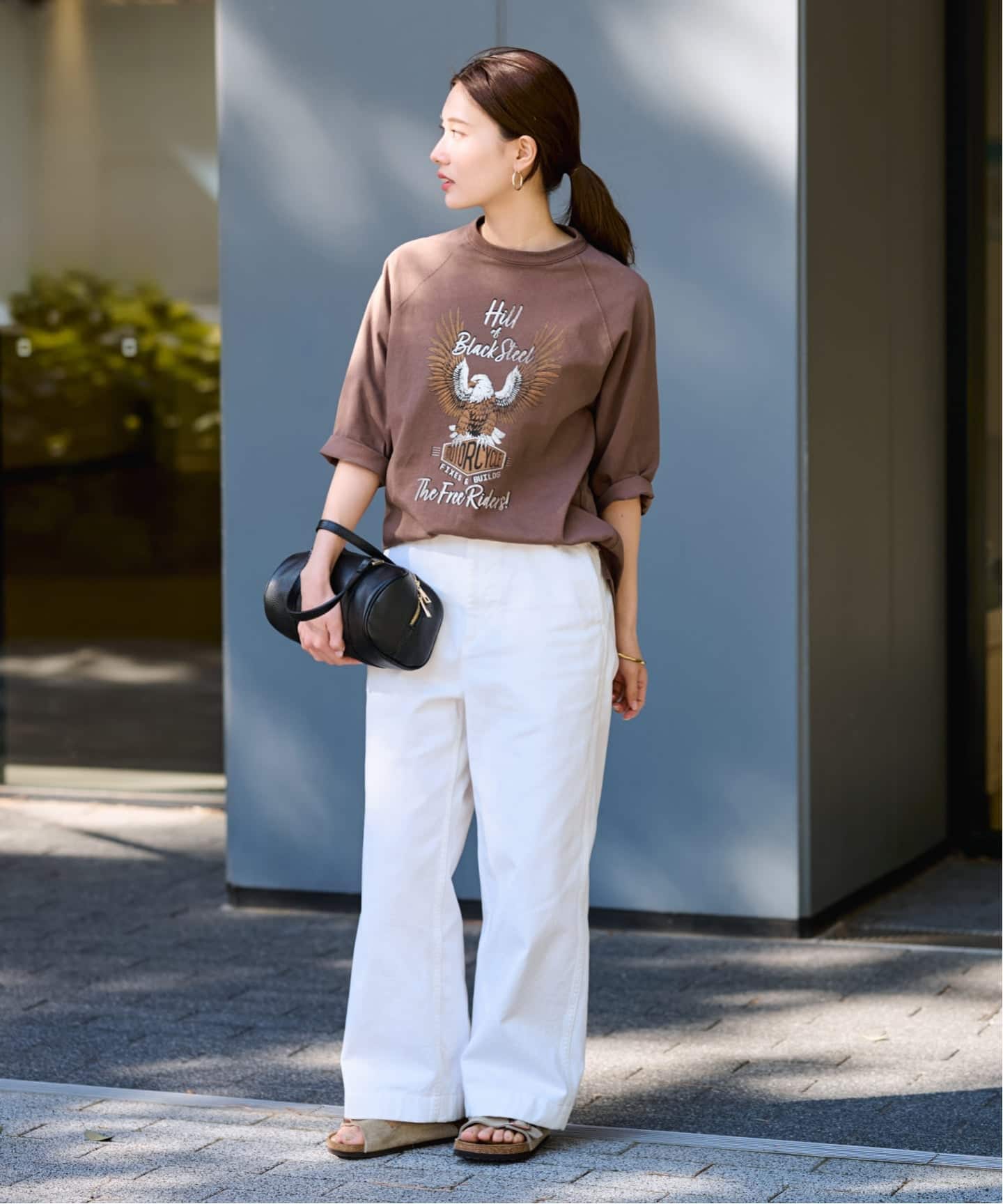 FRAMeWORK▼GOOD ROCK SPEED別注▼モーターサイクル T GOOD ROCK SPEED 別注 モーターサイクルTシャツ（Tシャツ／カットソー