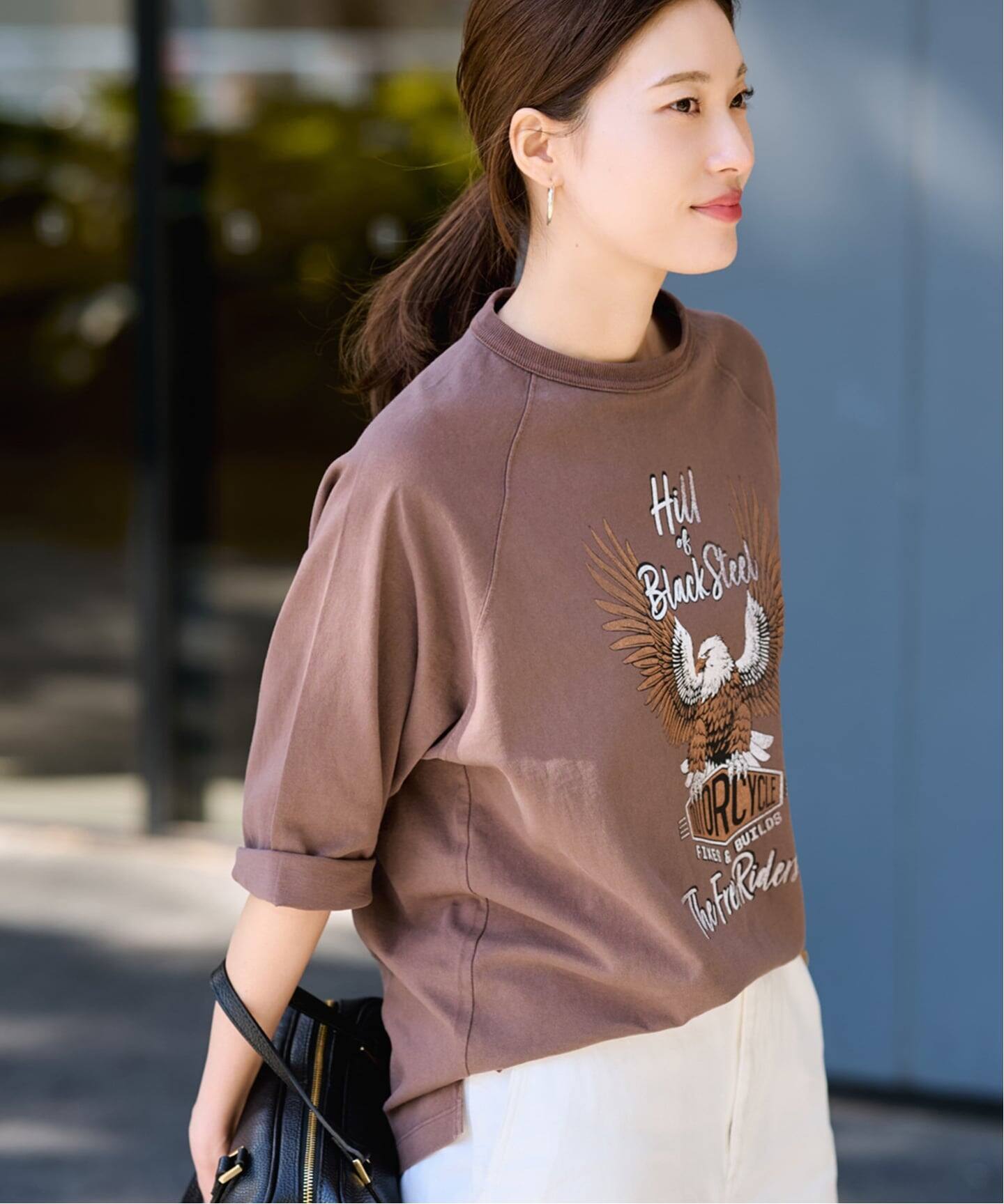FRAMeWORK▼GOOD ROCK SPEED別注▼モーターサイクル T GOOD ROCK SPEED 別注 モーターサイクルTシャツ（Tシャツ／カットソー
