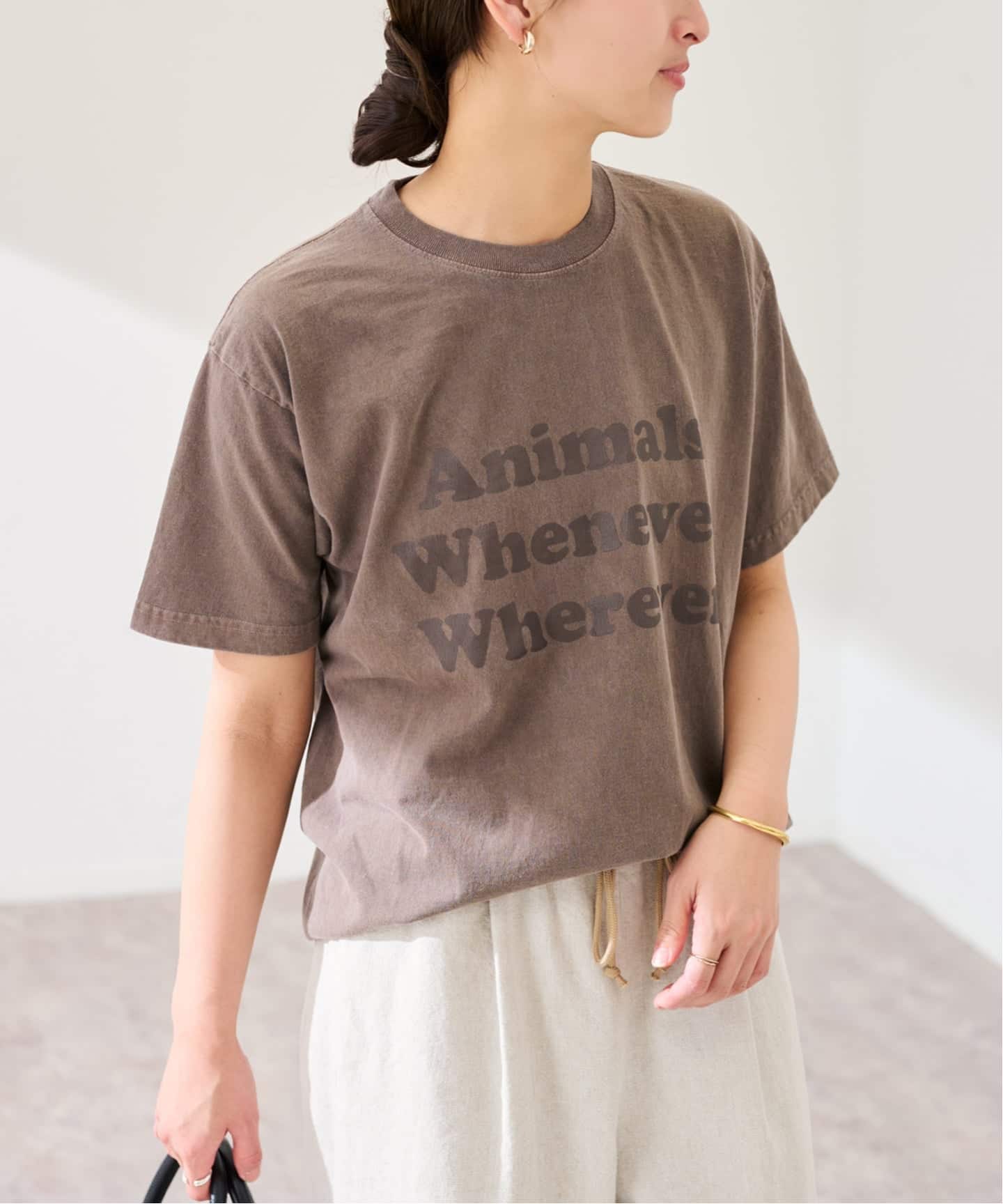 STUDIO ANIMALS 別注WHENEVER WH（Tシャツ／カットソー）｜FRAMeWORK