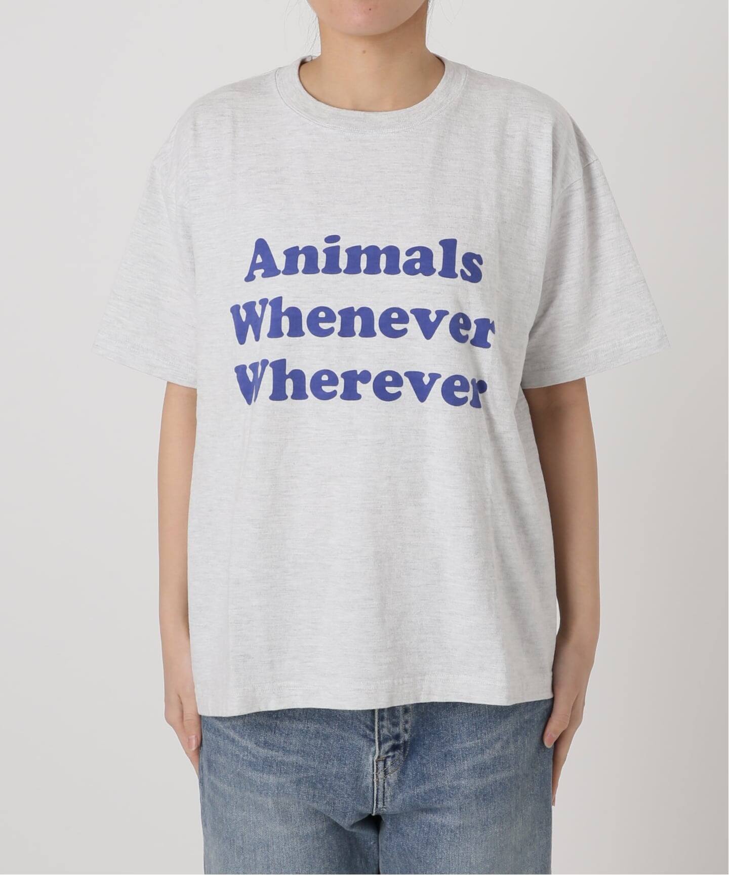 STUDIO ANIMALS 別注WHENEVER WH（Tシャツ／カットソー）｜FRAMeWORK