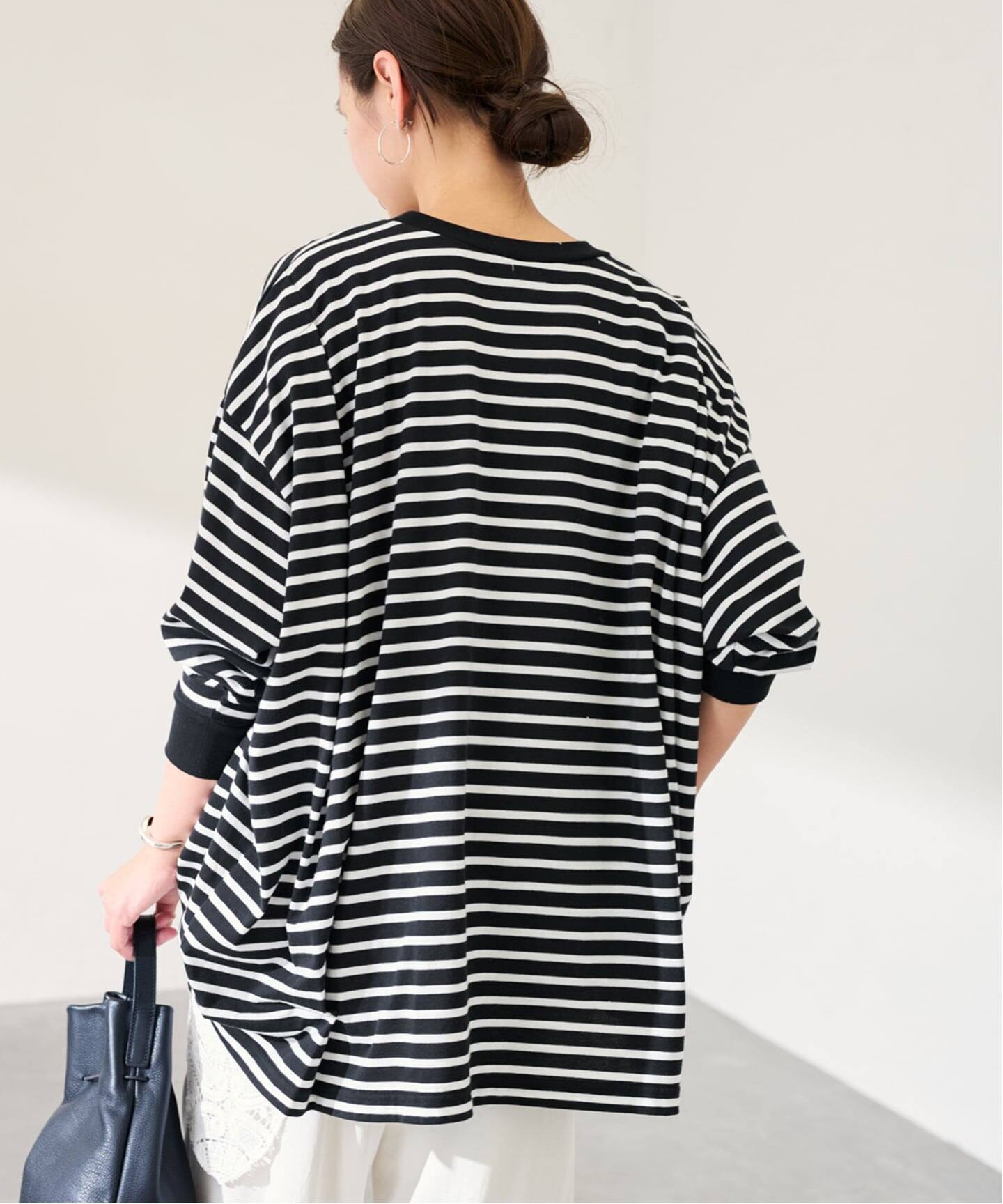 フレームワーク☆WEB限定追加 ONIT別注OVERSIZE BORDER LS ≪WEB限定 / 追加≫ONIT 別注OVERSIZE BORDER LS（Tシャツ／カットソー