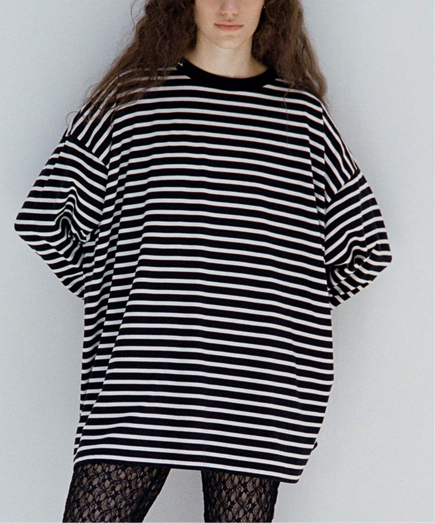 ≪WEB限定 / 追加≫ONIT 別注OVERSIZE BORDER LS（Tシャツ／カットソー