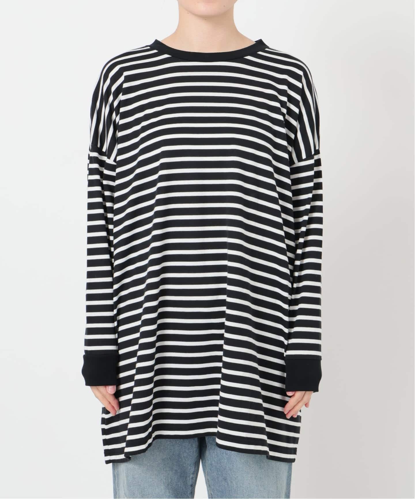 ≪WEB限定 / 追加≫ONIT 別注OVERSIZE BORDER LS（Tシャツ／カットソー