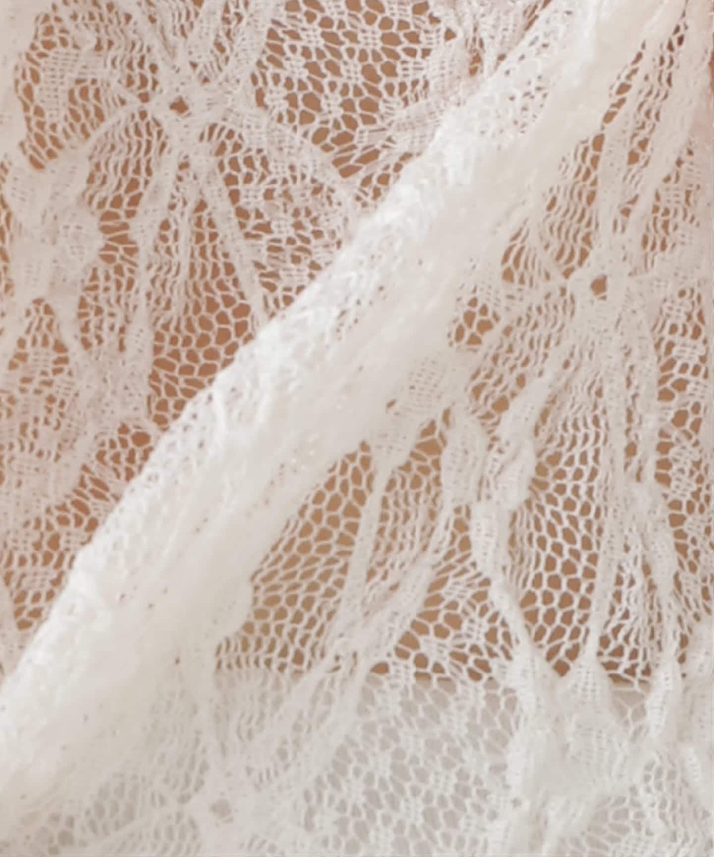 ≪追加≫IRONING/アイロニング flower lace タンクトップ 3（タンク