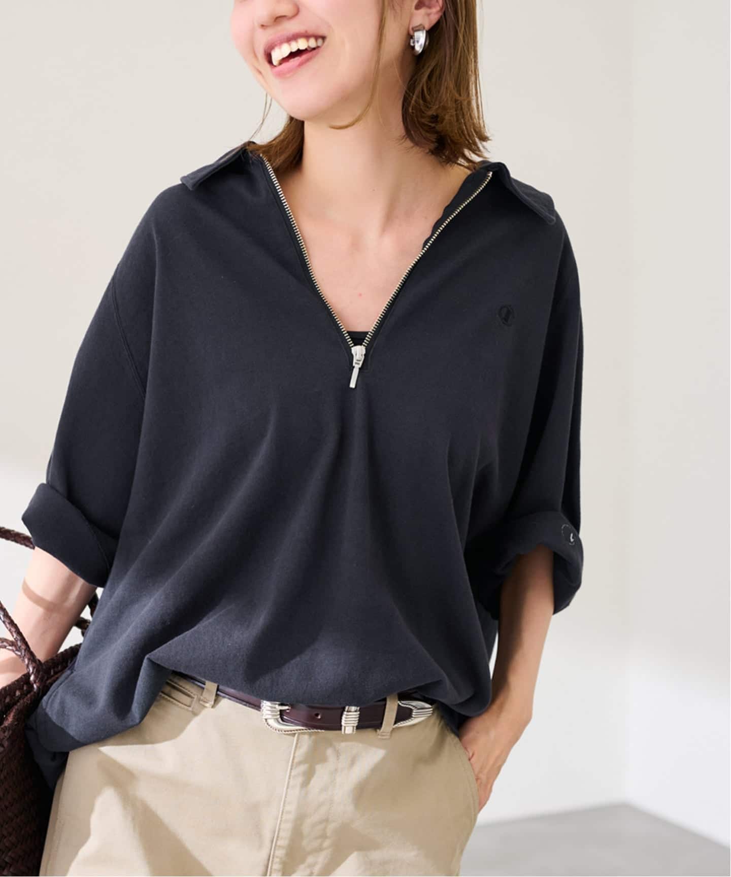 ≪追加予約≫CHAMPION/チャンピオン 別注JERSEY HALF ZIP TEE 2（T