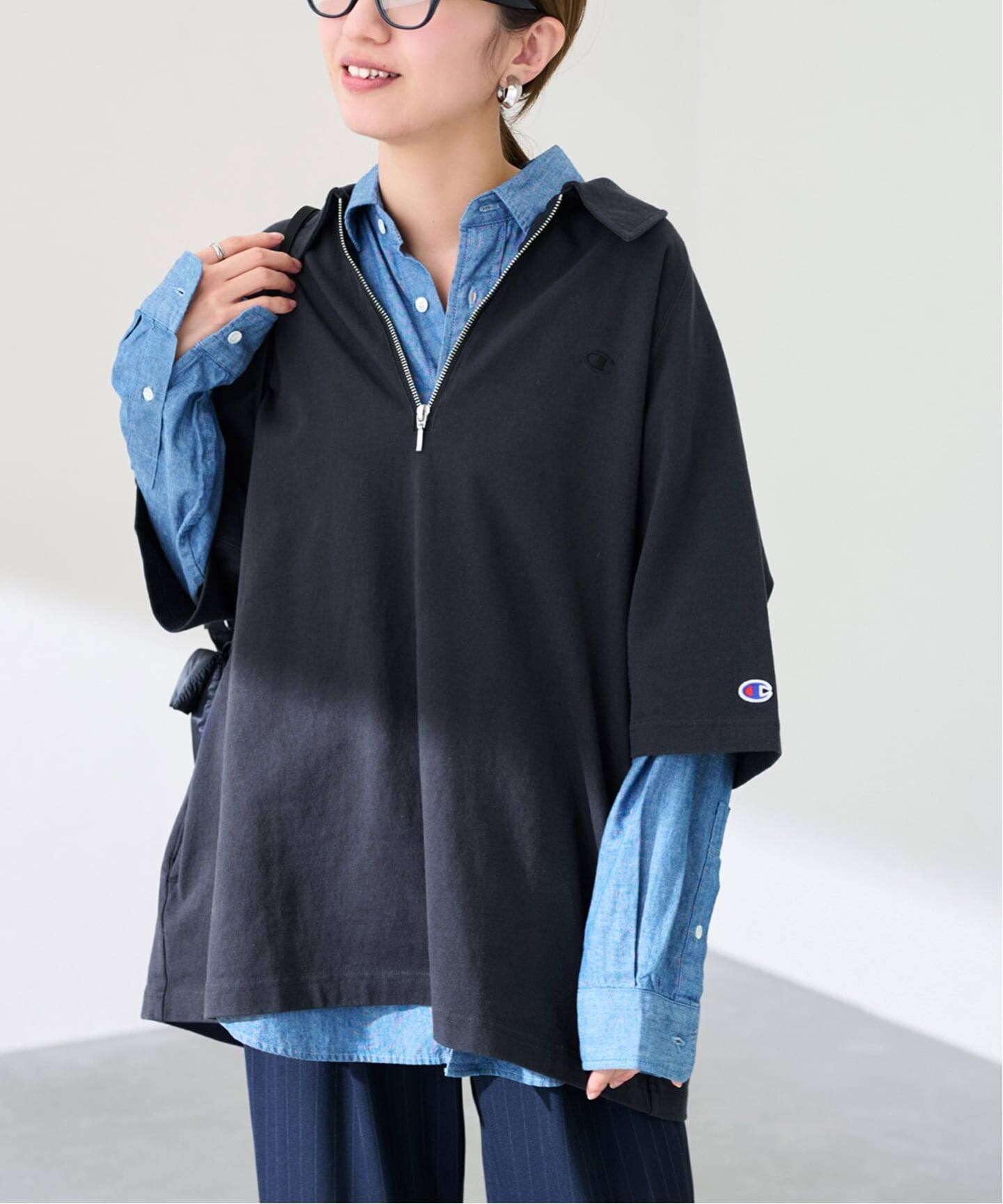 CHAMPION/チャンピオン 別注JERSEY HALF ZIP TEE ≪追加予約≫CHAMPION/チャンピオン 別注JERSEY HALF ZIP TEE 2（T