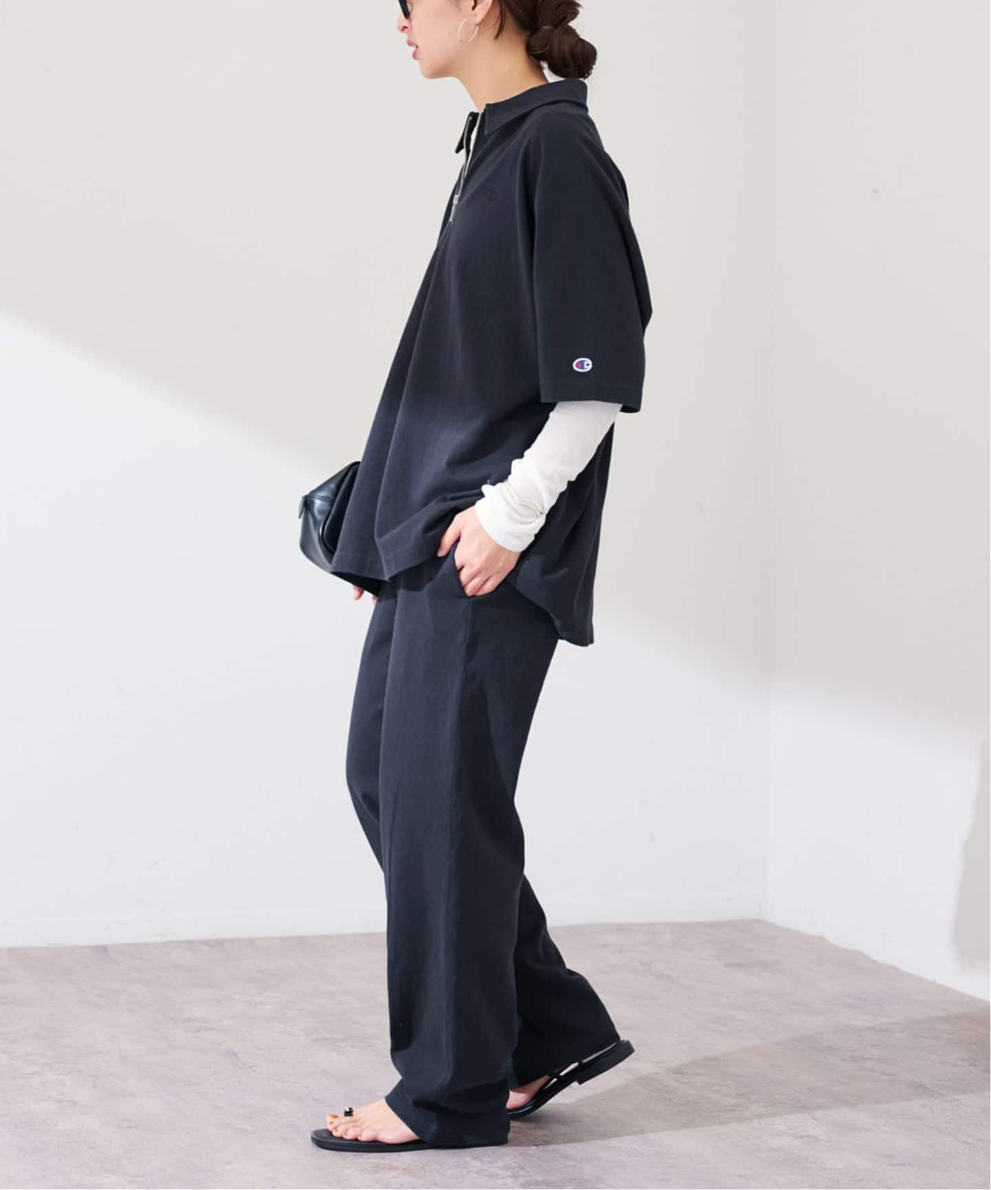 CHAMPION/チャンピオン 別注JERSEY HALF ZIP TEE ≪追加予約≫CHAMPION/チャンピオン 別注JERSEY HALF ZIP TEE 2（T