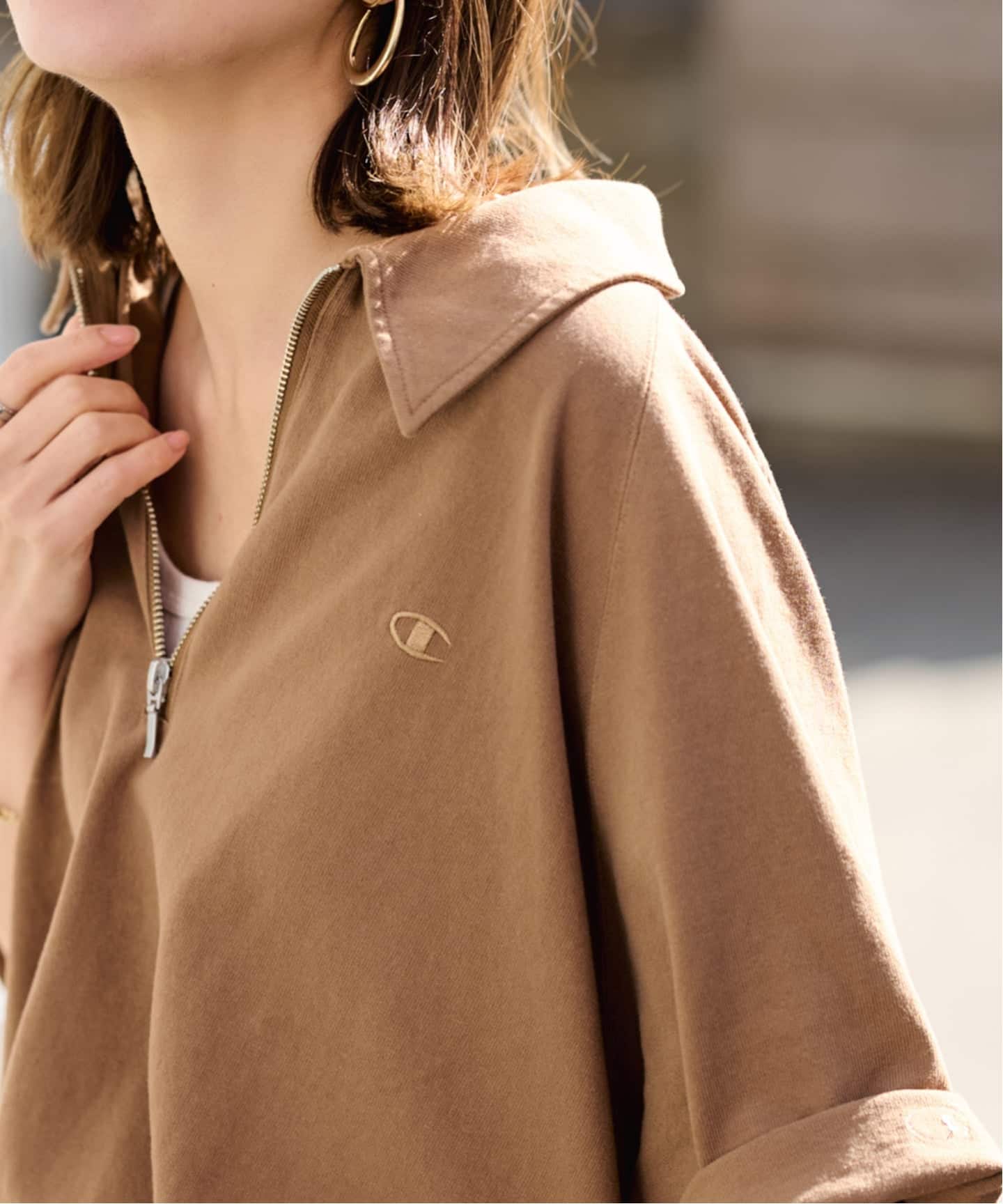 ≪追加予約≫CHAMPION/チャンピオン 別注JERSEY HALF ZIP TEE 2（T
