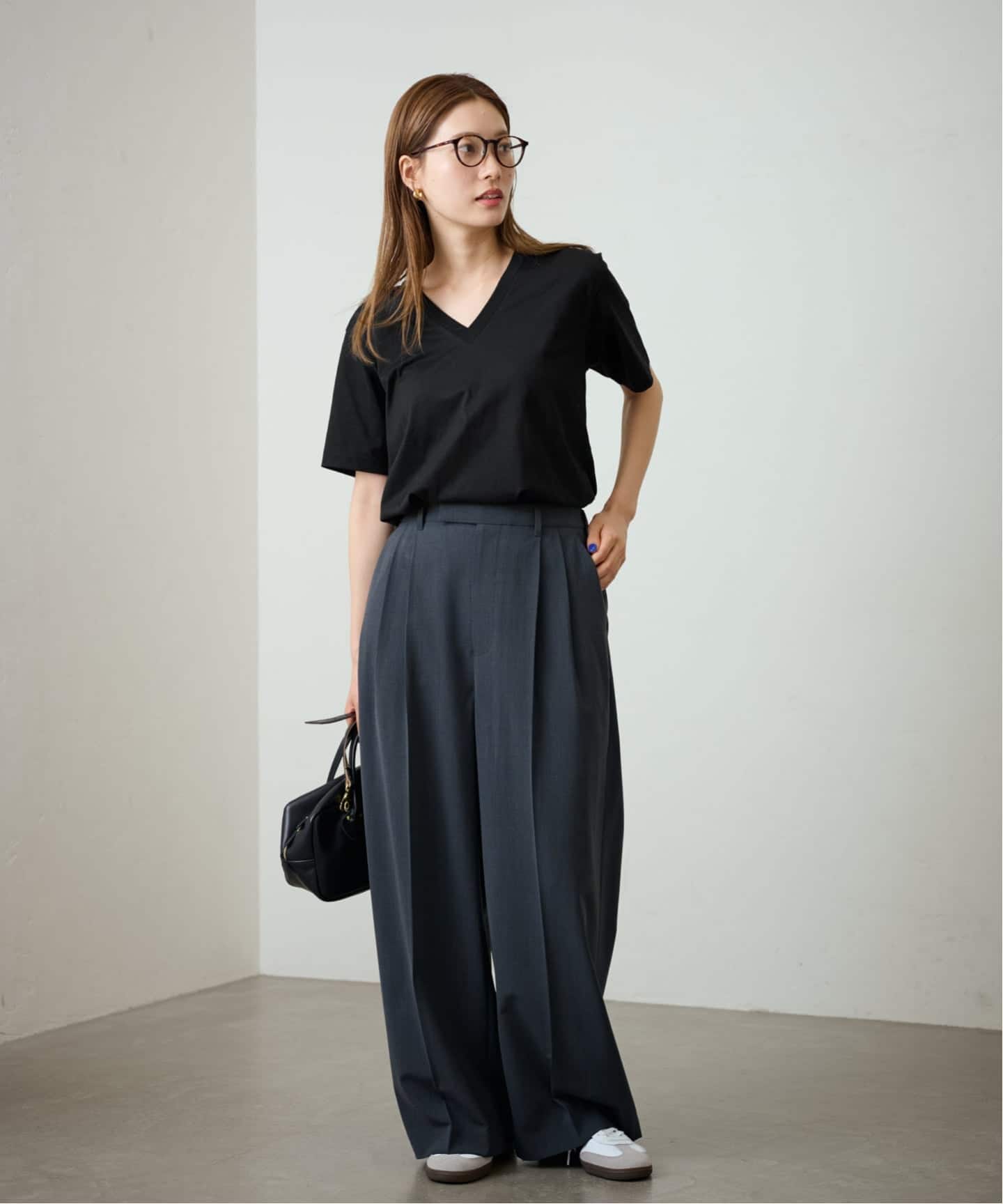 ≪追加≫LOEFF/ロエフ 別注 Vネック TEE2（Tシャツ／カットソー