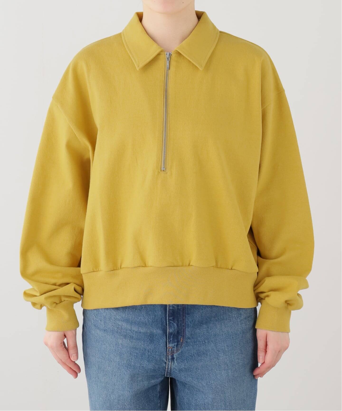 REVERBERATE / リバーバレイト HALF ZIP JERSEY（Tシャツ／カットソー