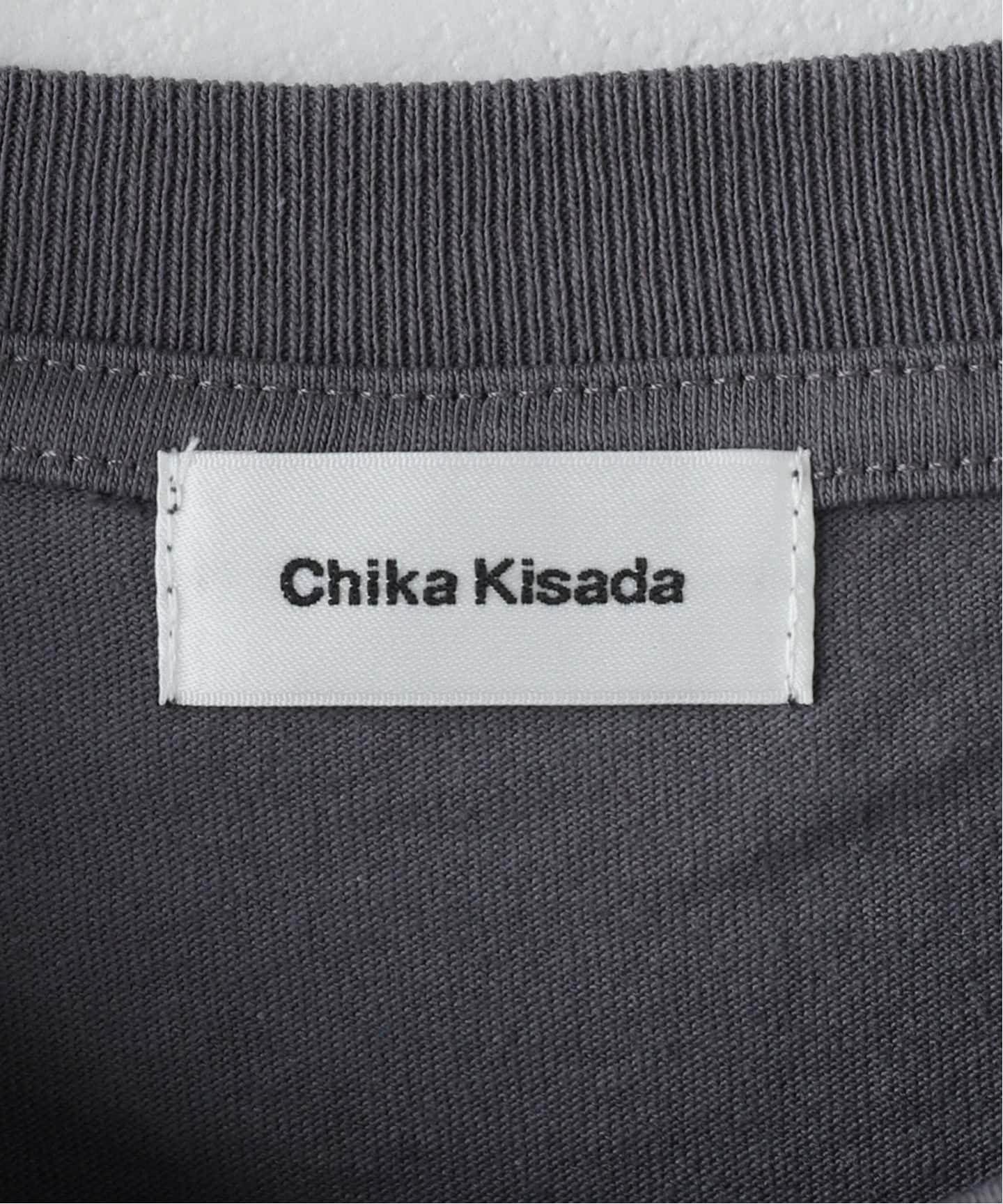 CHIKA KISADA / チカ キサダ HOOKED PRINT TEE（Tシャツ／カットソー
