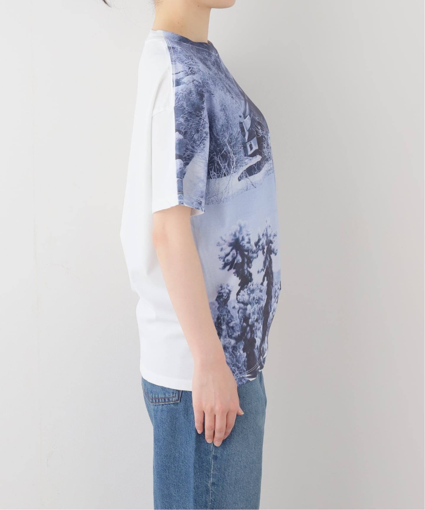 TanC TOKYO / タンクトウキョウ 別注 CUT LINE PRINT TEE（Tシャツ