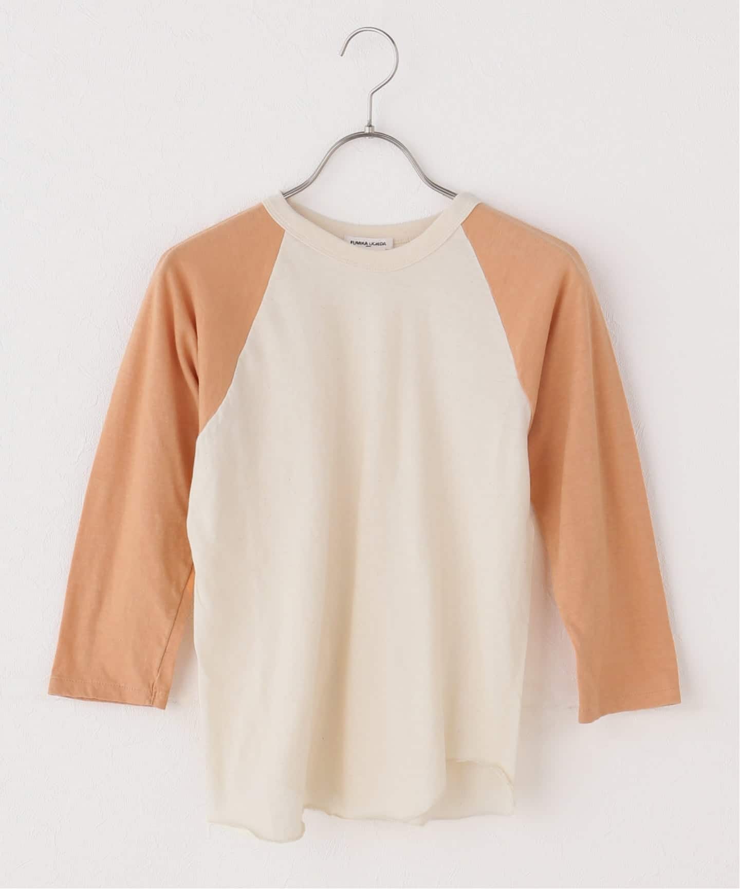 フミカウチダ　Tシャツ FUMIKA UCHIDA / TRIMMED DOUBLE NECK TEE / OFFWHITE/RED - 601