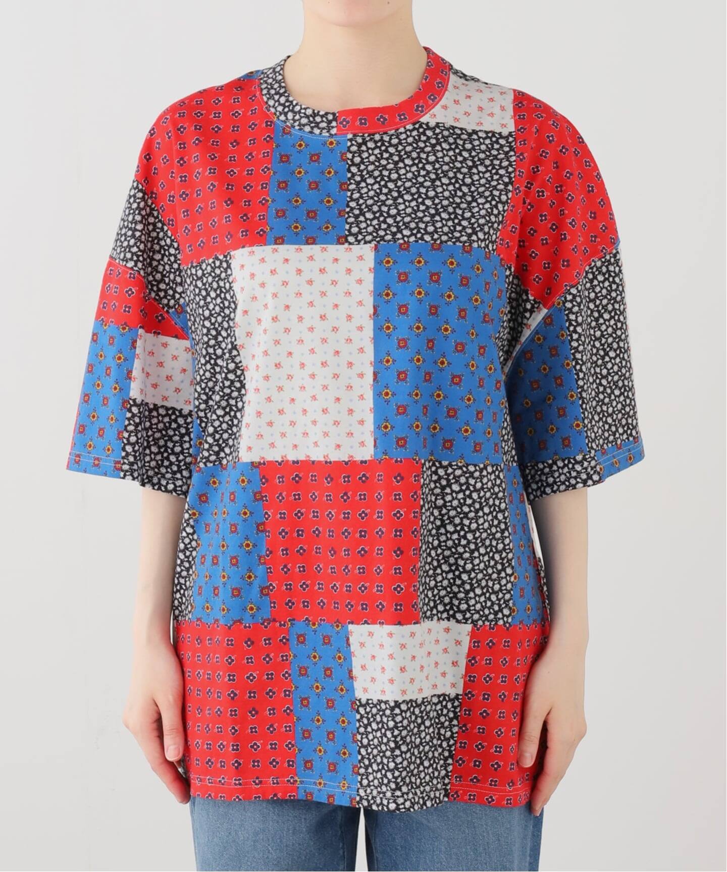 KATHARINE HAMNETT シャツ　キャサリンハムネット　THENIME KATHARINE HAMNETT / キャサリン ハムネット PATCHWORK TEE（Tシャツ