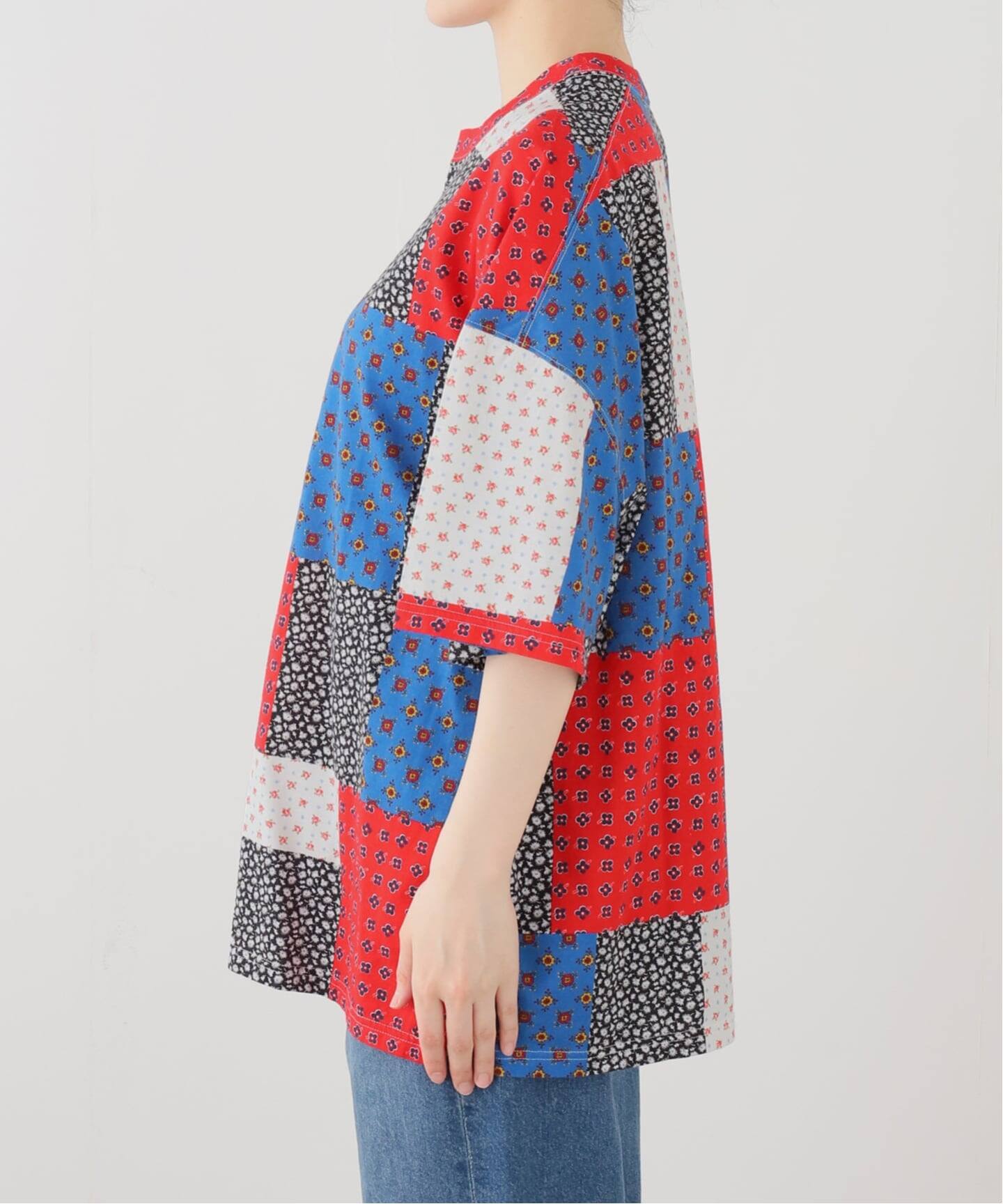 KATHARINE HAMNETT シャツ　キャサリンハムネット　THENIME KATHARINE HAMNETT / キャサリン ハムネット PATCHWORK TEE（Tシャツ
