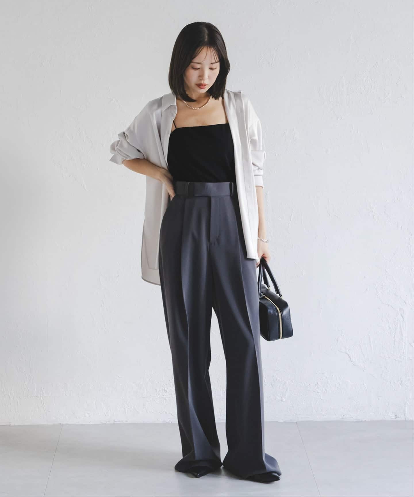 【美品】Noble バックラインスイマーキャミ黒 バックラインスイマーキャミ（カップ付きインナー）｜NOBLE（ノーブル