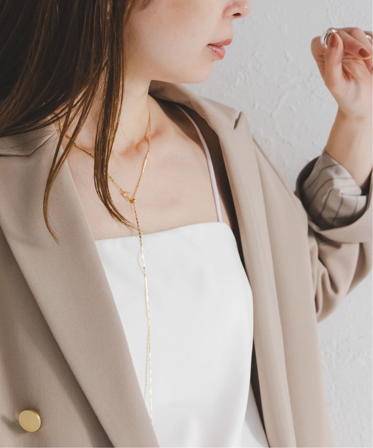 バックラインスイマーキャミ（カップ付きインナー）｜NOBLE（ノーブル