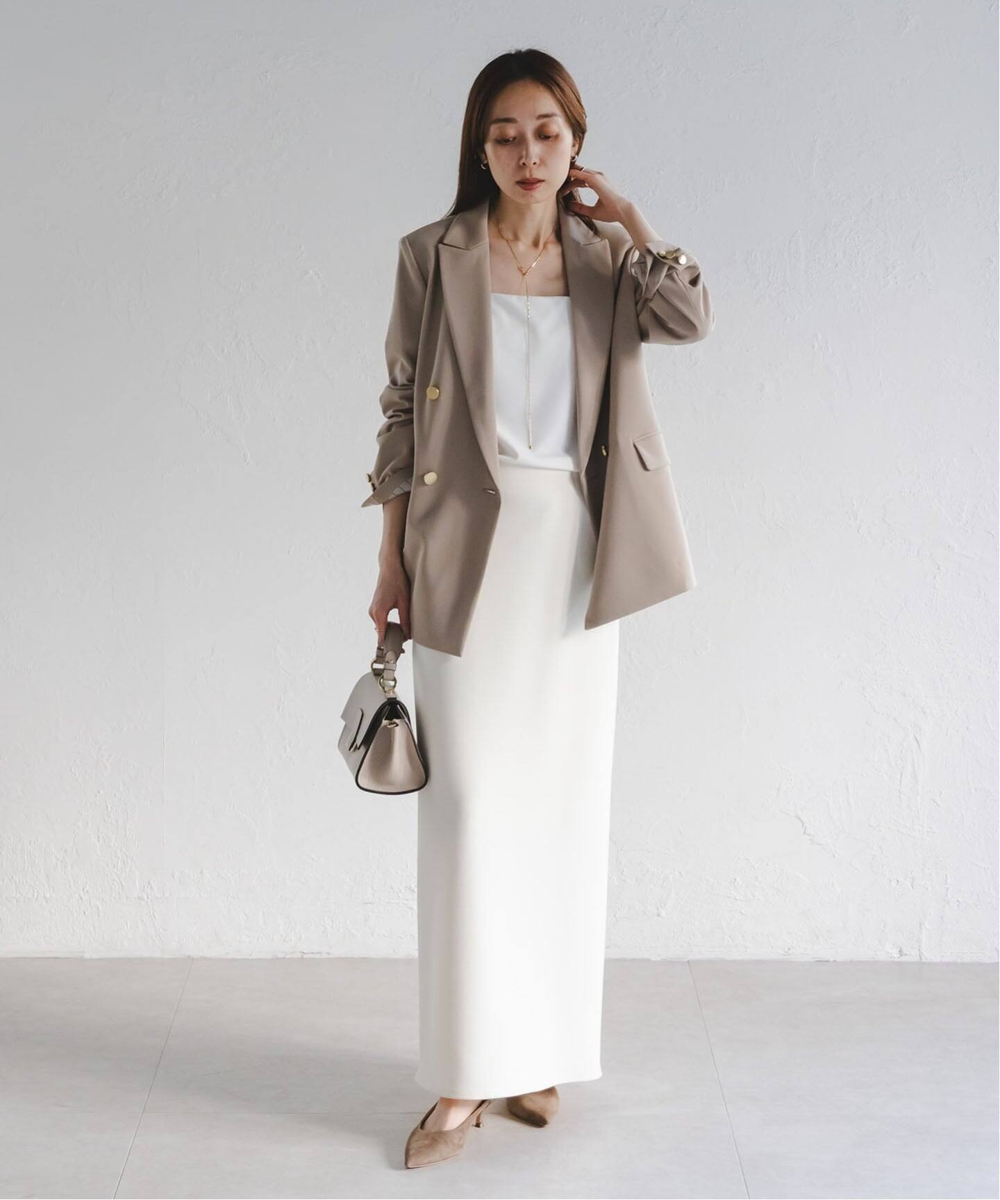 バックラインスイマーキャミ（カップ付きインナー）｜NOBLE（ノーブル