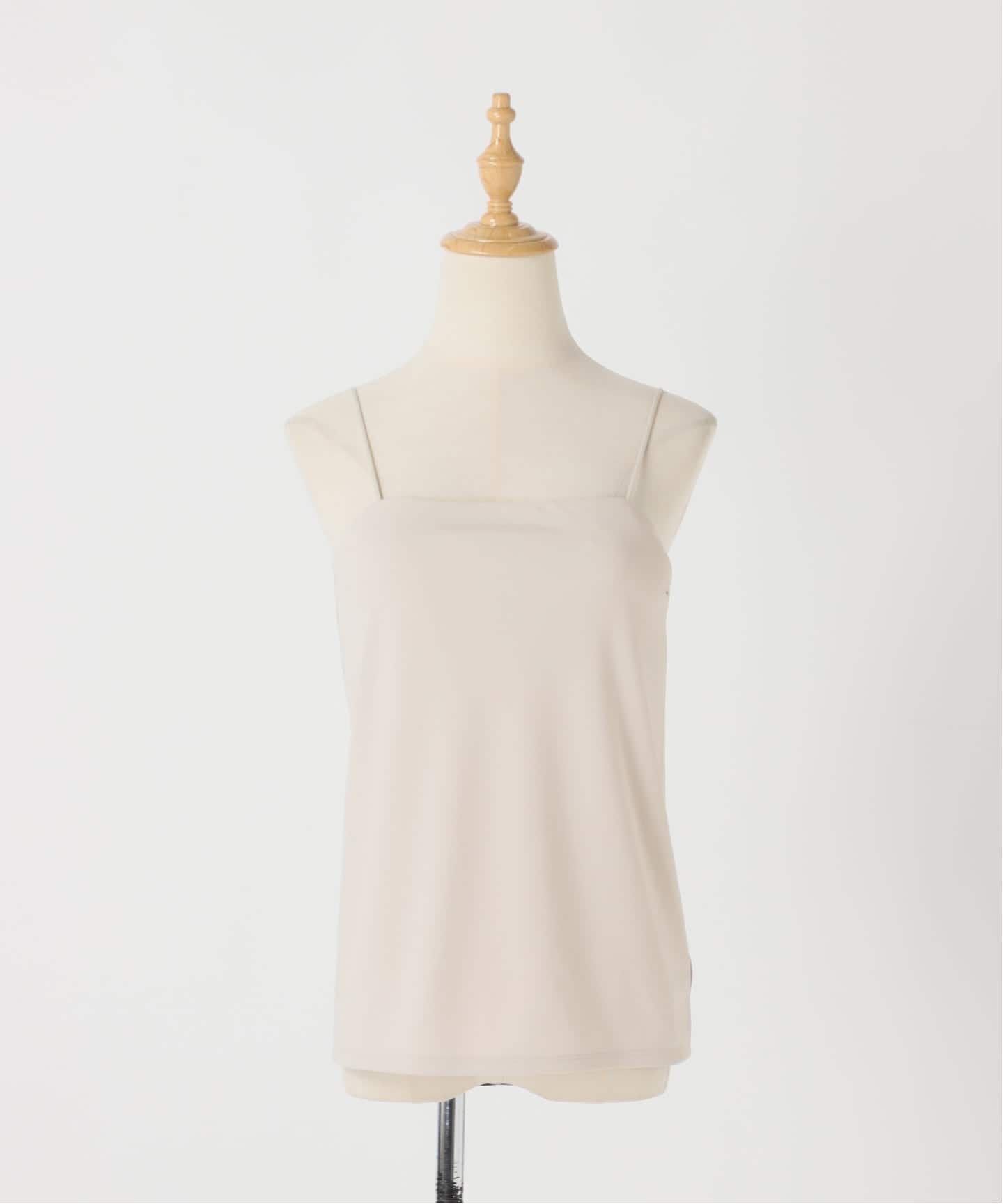 【新品未使用】NOBLE　バックラインスイマーキャミ　ベージュ バックラインスイマーキャミ（カップ付きインナー）｜NOBLE（ノーブル