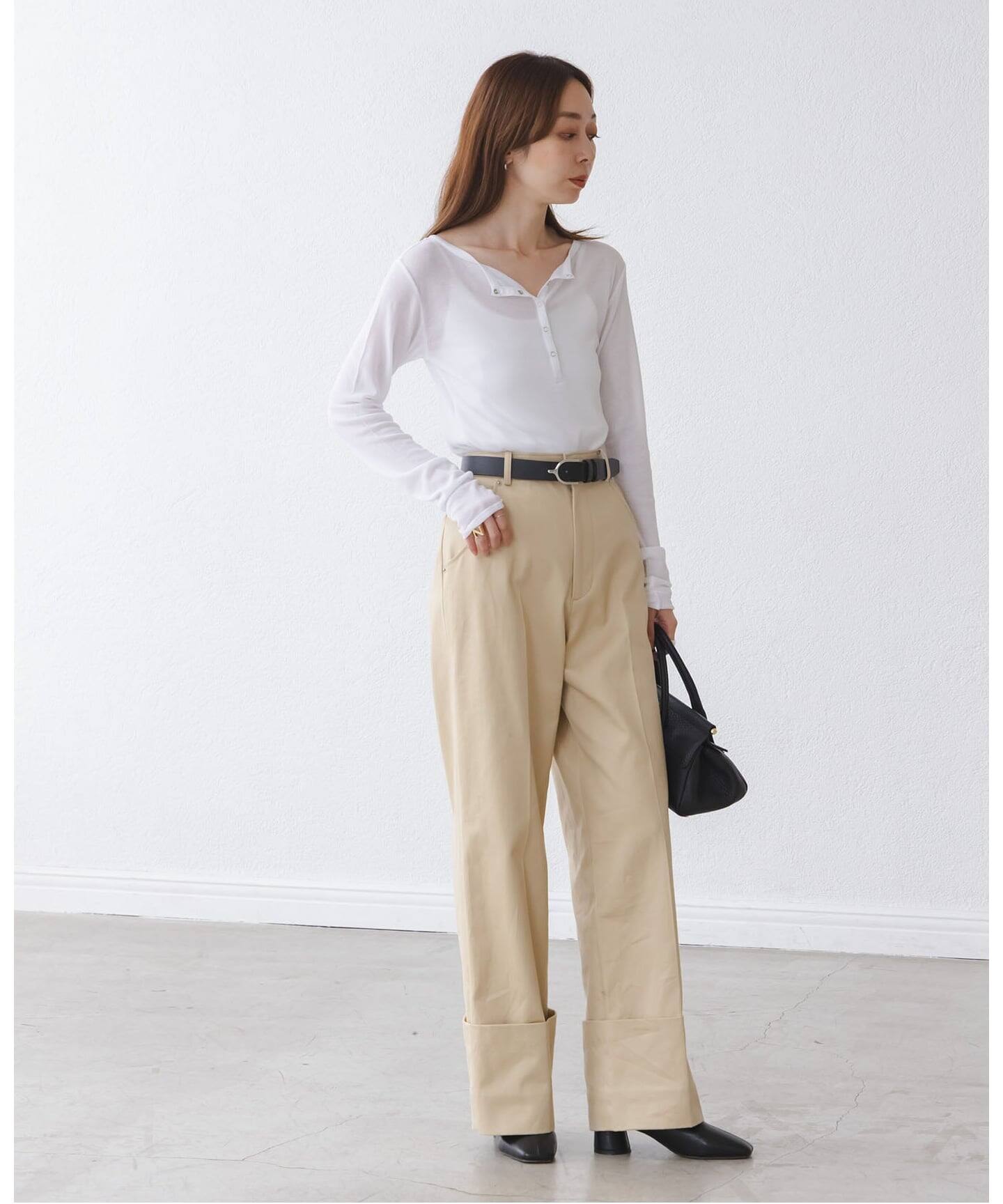 シアーテレコヘンリーネックプルオーバー（Tシャツ／カットソー