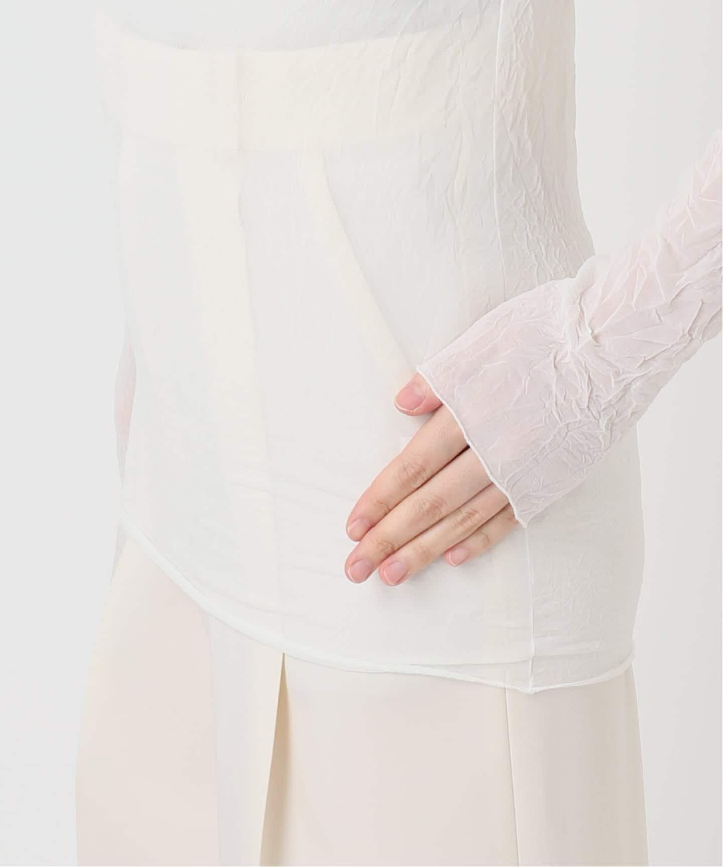 予約》リンクルシアージャージーTOPS（Tシャツ／カットソー）｜NOBLE