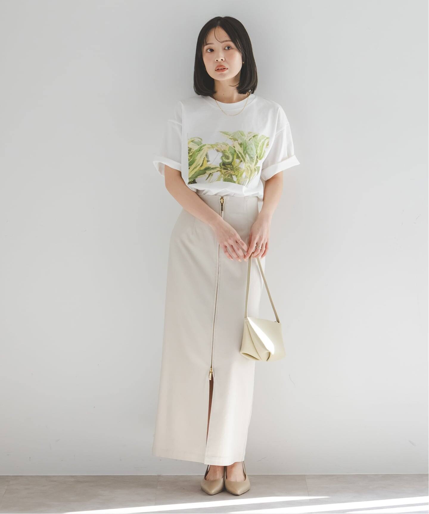 フラワーフォトプリントT（Tシャツ／カットソー）｜NOBLE（ノーブル