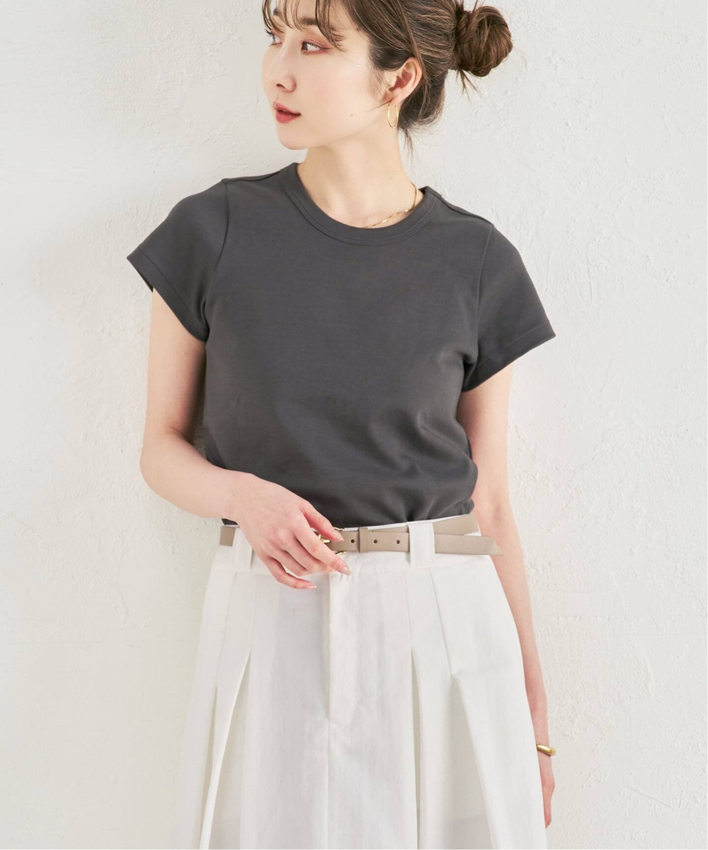ココットパリ☆コンパクトTシャツ　ネイビー コンパクトTシャツ – Cocotte paris