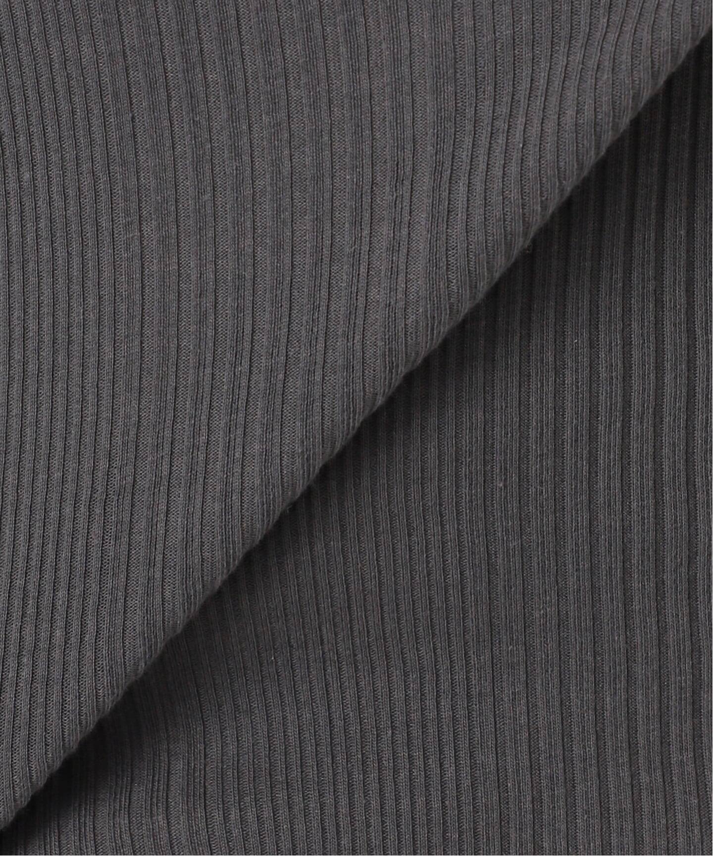 HAKUJI/ハクジ Random rib open back LS PO（Tシャツ／カットソー