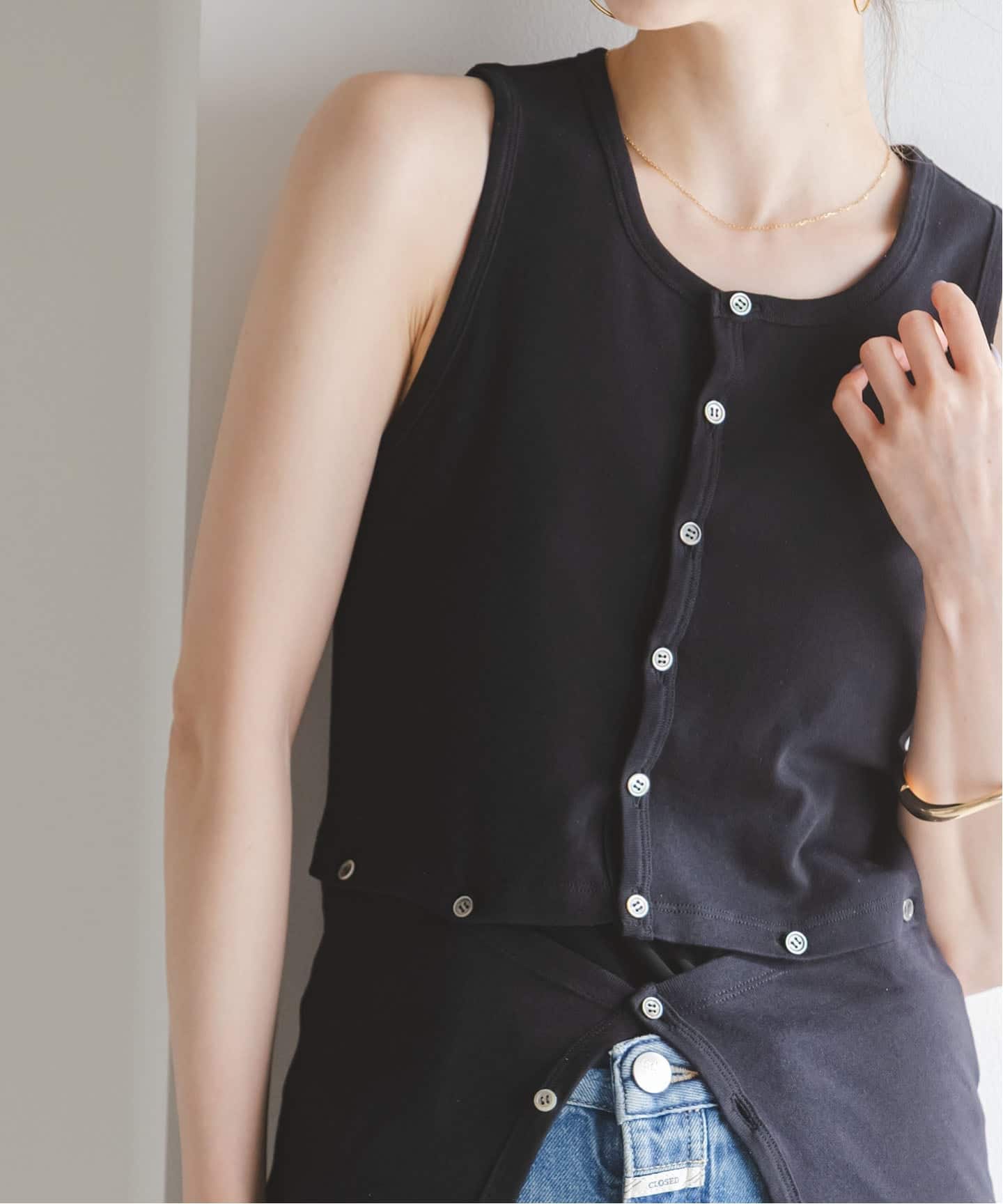 kayle tanktop　タンクトップ ケイル カラー別注》KAYLE/ケイル HIGH GAUGE RIB DETACHABLE TANK（タンク