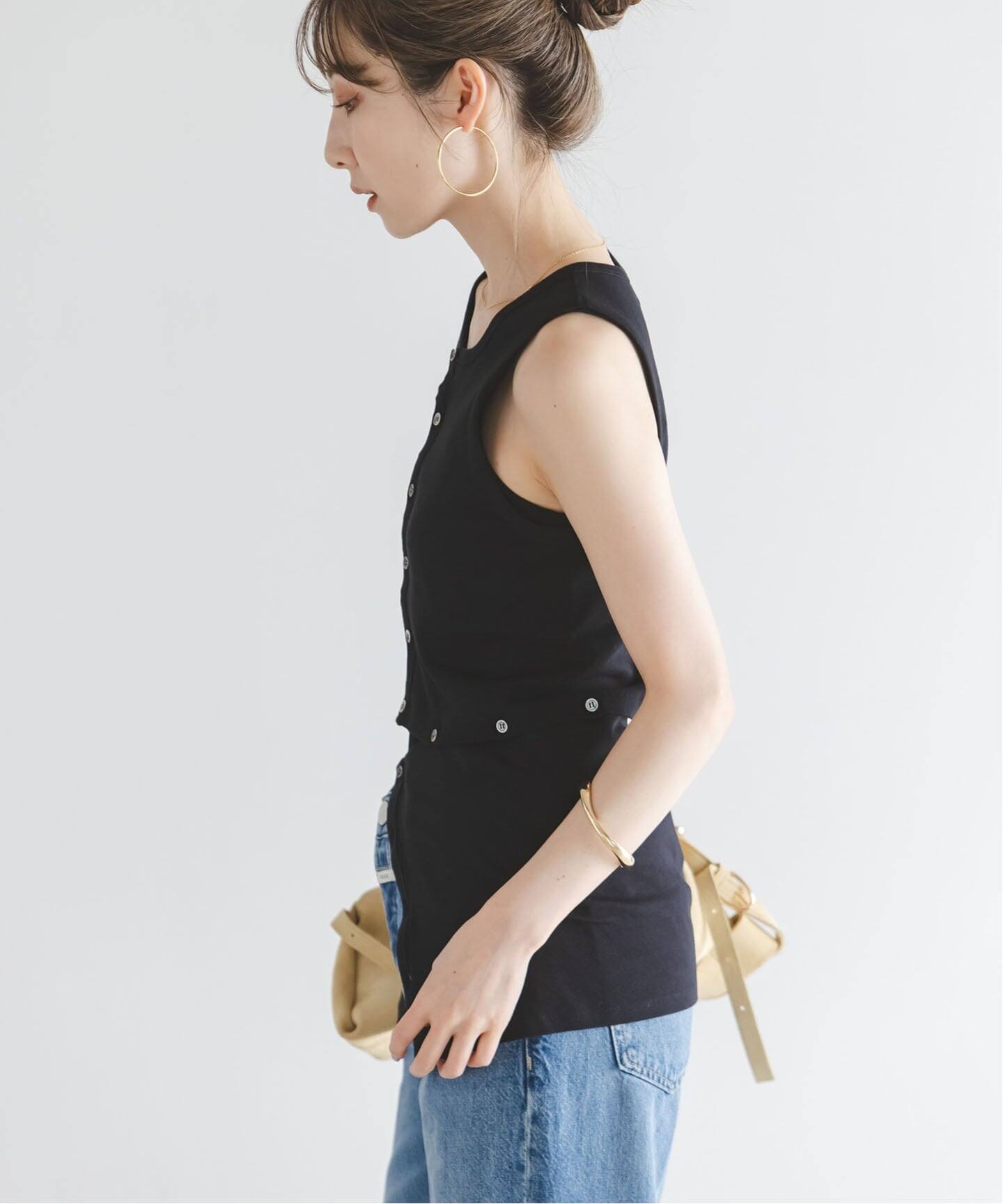 kayle tanktop　タンクトップ ケイル KAYLE/ケイル WASHI KNIT タンクトップ K-1103（タンクトップ）｜IENA