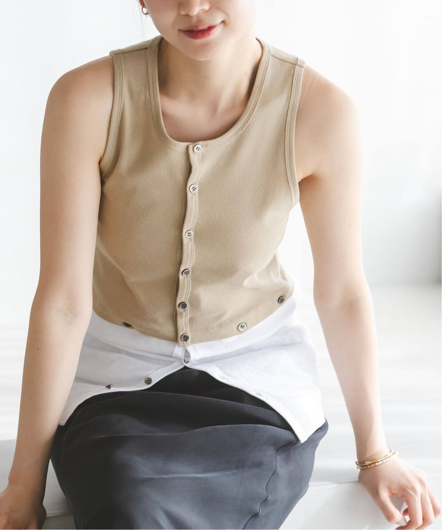 kayle tanktop　タンクトップ ケイル カラー別注》KAYLE/ケイル HIGH GAUGE RIB DETACHABLE TANK（タンク