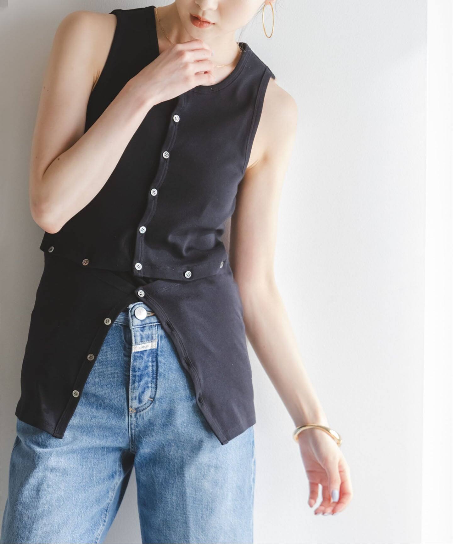 カラー別注》KAYLE/ケイル HIGH GAUGE RIB DETACHABLE TANK（タンク 