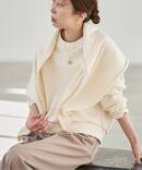 《予約・NOBLE生地別注》PROTAGONISTA/プロタゴニスタ スカーフ付きスウェット