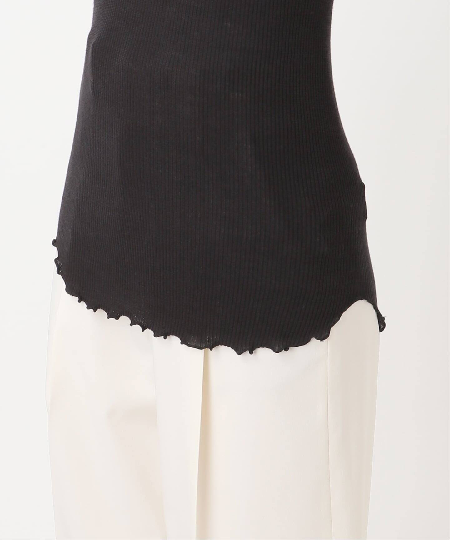 HAKUJI/ハクジ Wool rib V-neck tanktop（Tシャツ／カットソー 