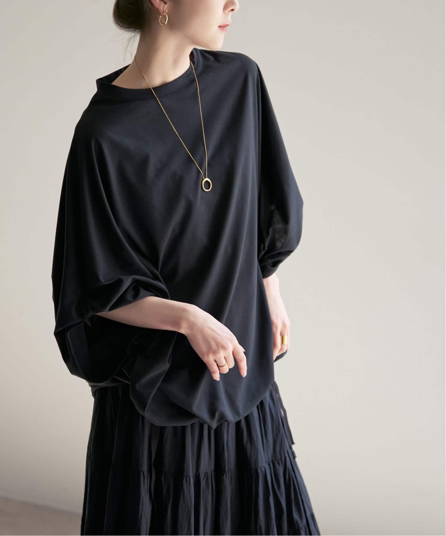COG THE BIGSMOKE/コグザビッグスモーク NARIAH TUCKED SLEEVE TOP（T