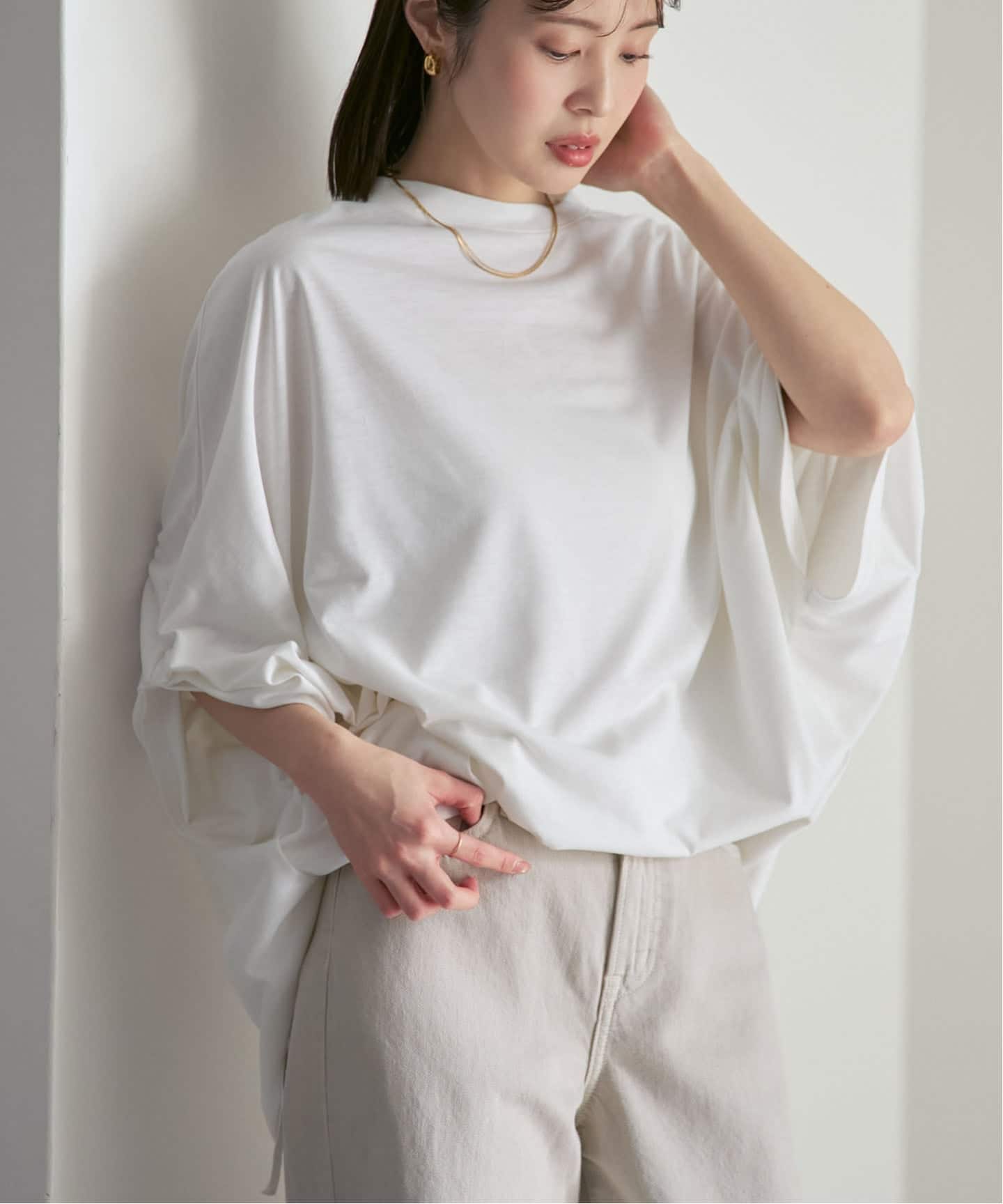 COG THE BIGSMOKE/コグザビッグスモーク NARIAH TUCKED SLEEVE TOP（T