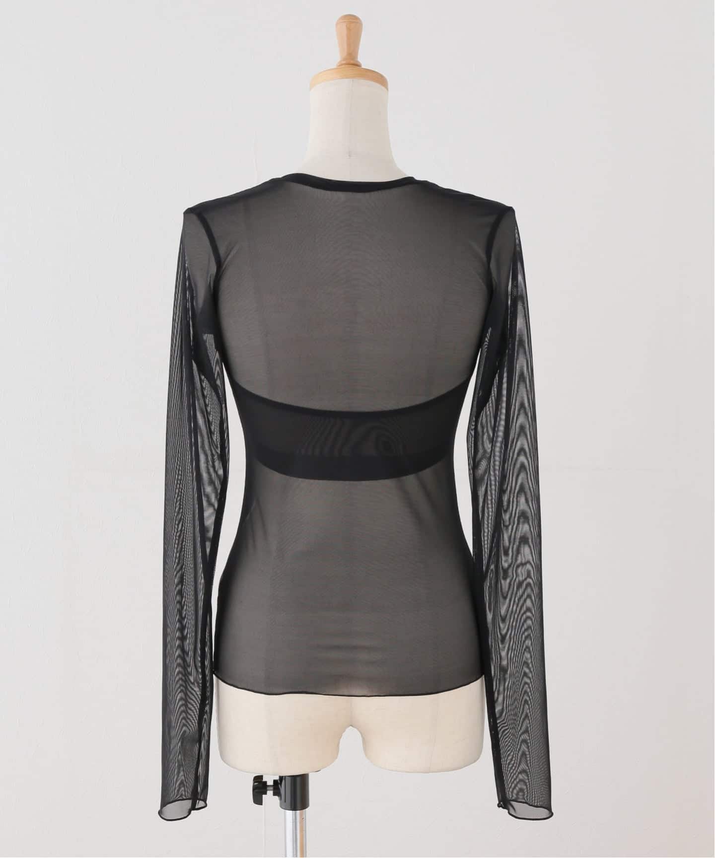 NICENICE MOMENT/ナイスナイスモーメント MESH LS SHELL（カップ付き
