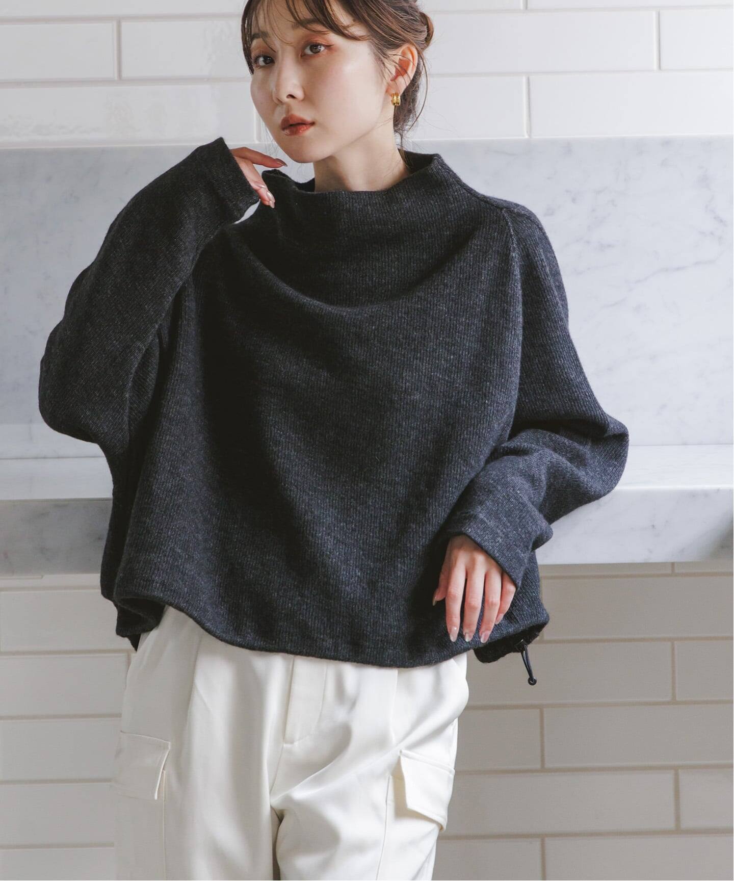 予約》COG THE BIGSMOKE/コグザビッグスモーク KORA BOTTLE NECKTOP（T 