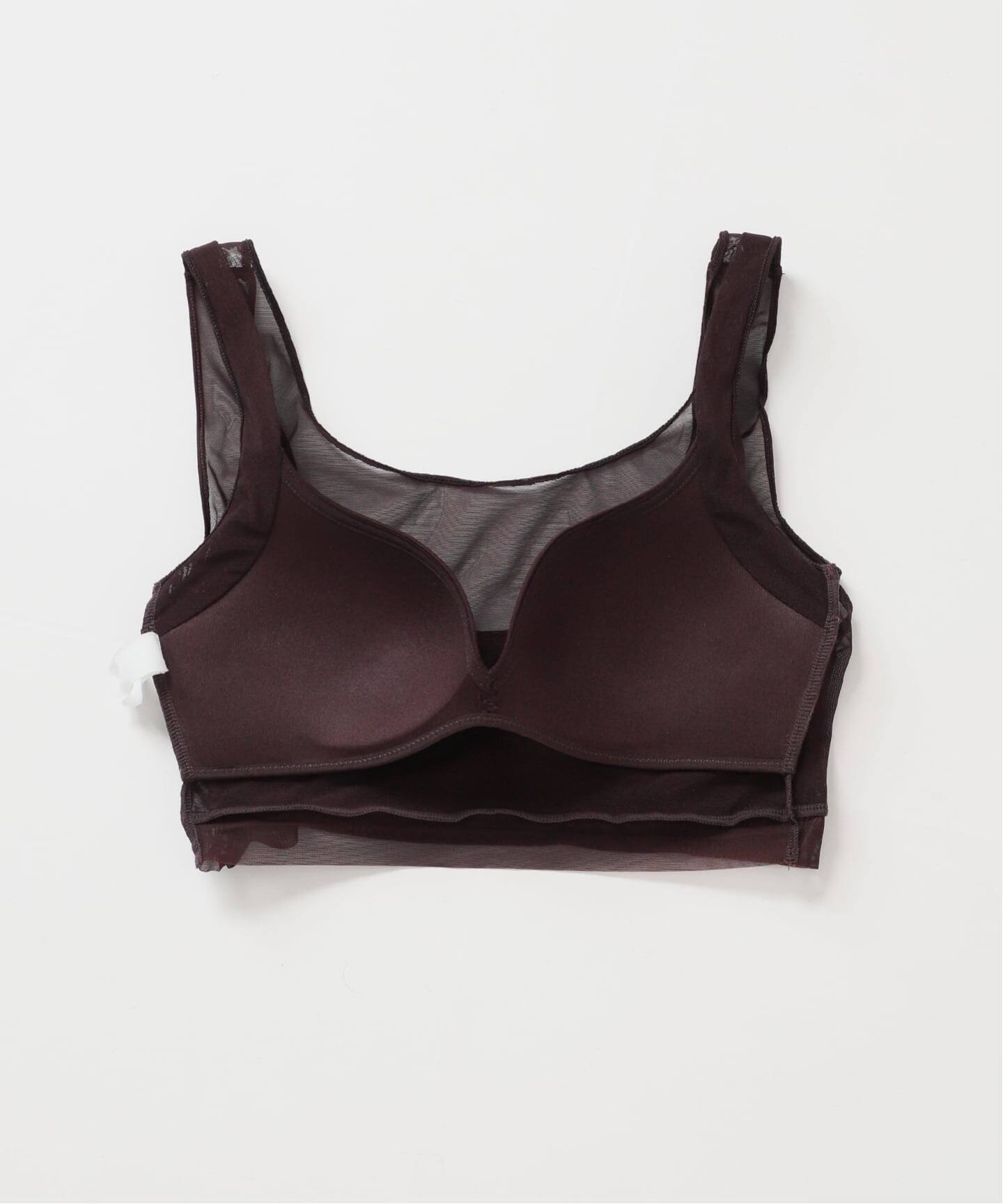 追加》NICENICE MOMENT/ナイスナイスモーメント MESH BRA TANK（カップ 