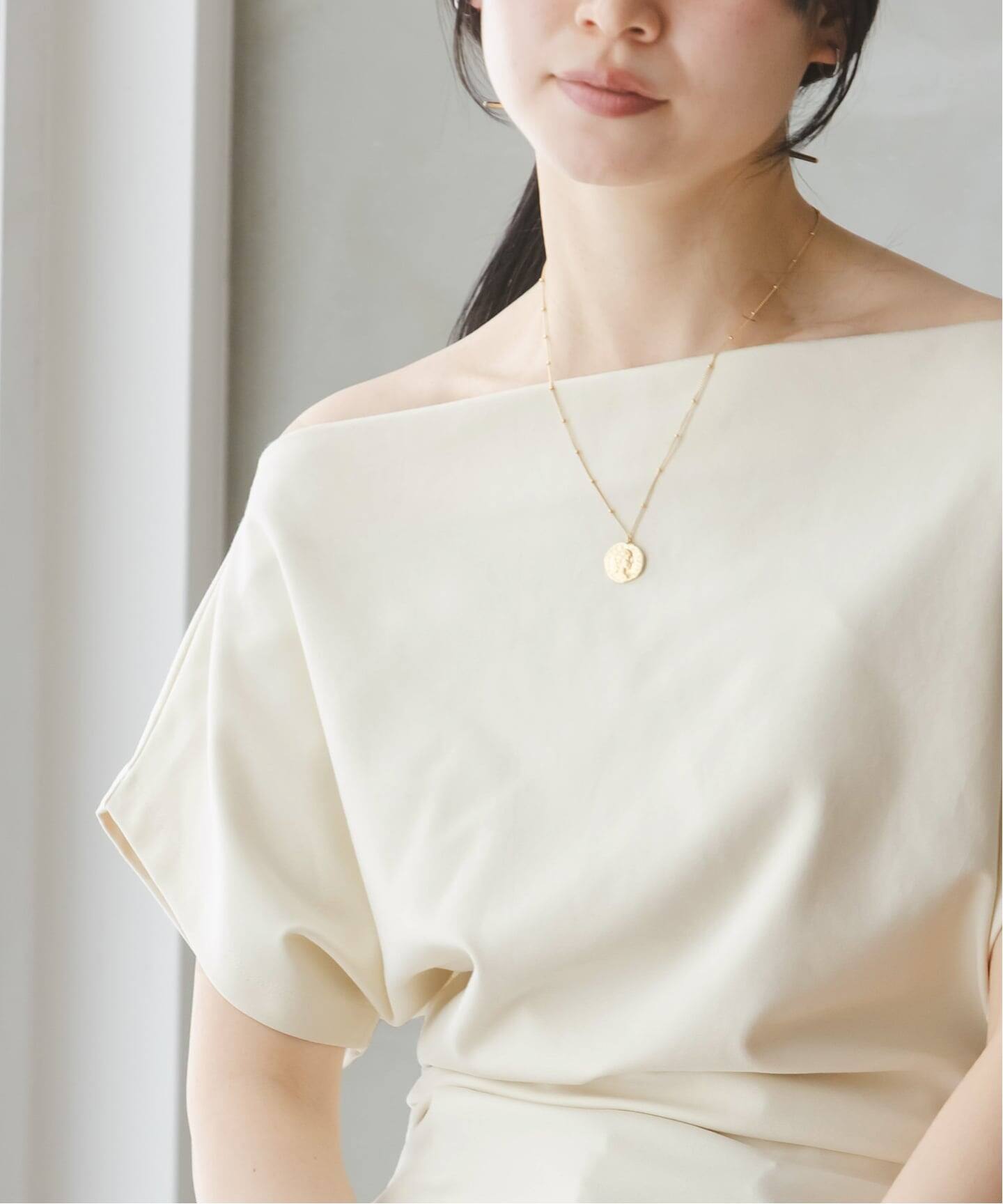 NOBLE別注カラー》CLOSED/クローズド Off Shoulder top（Tシャツ 
