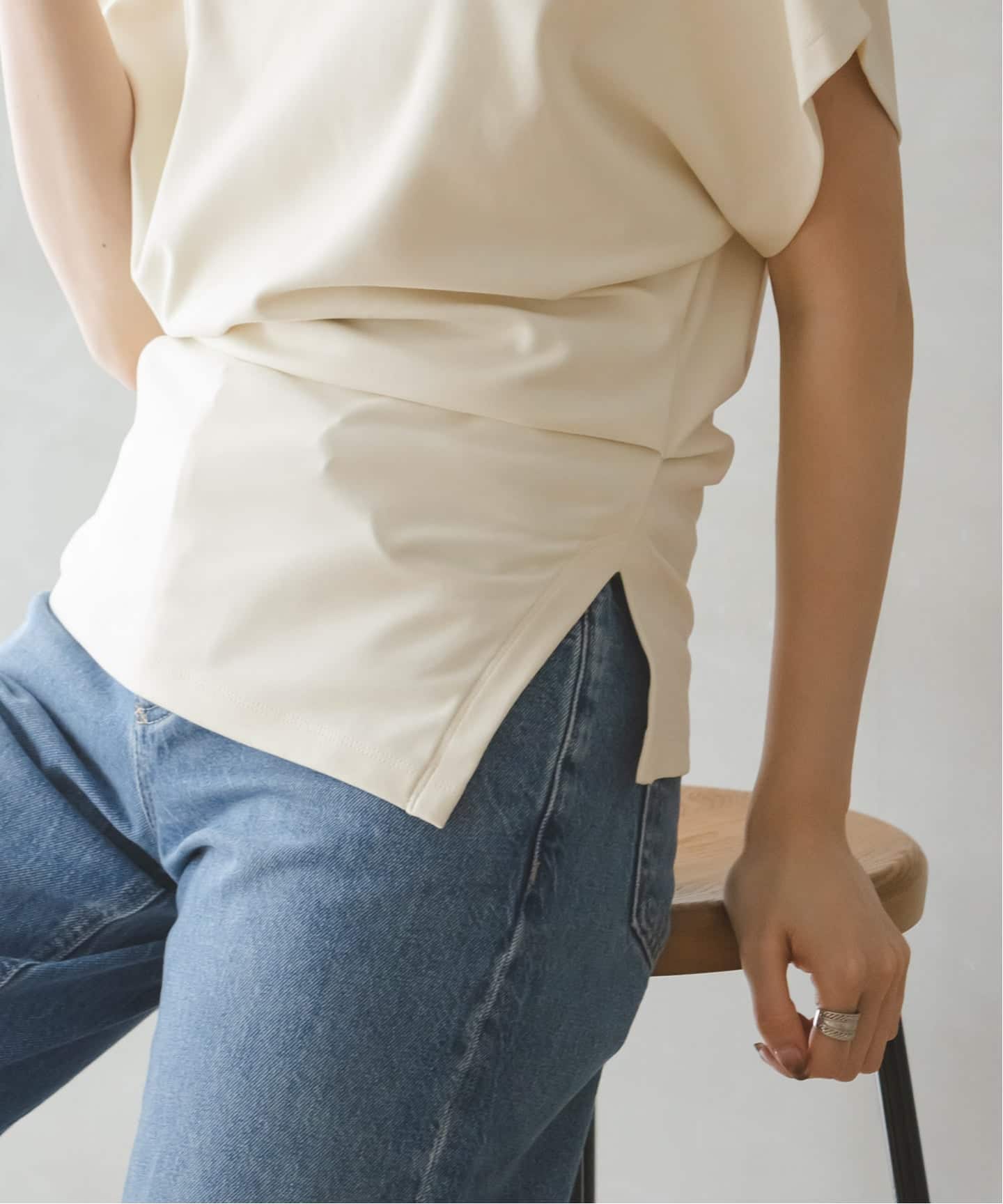 NOBLE別注カラー》CLOSED/クローズド Off Shoulder top（Tシャツ